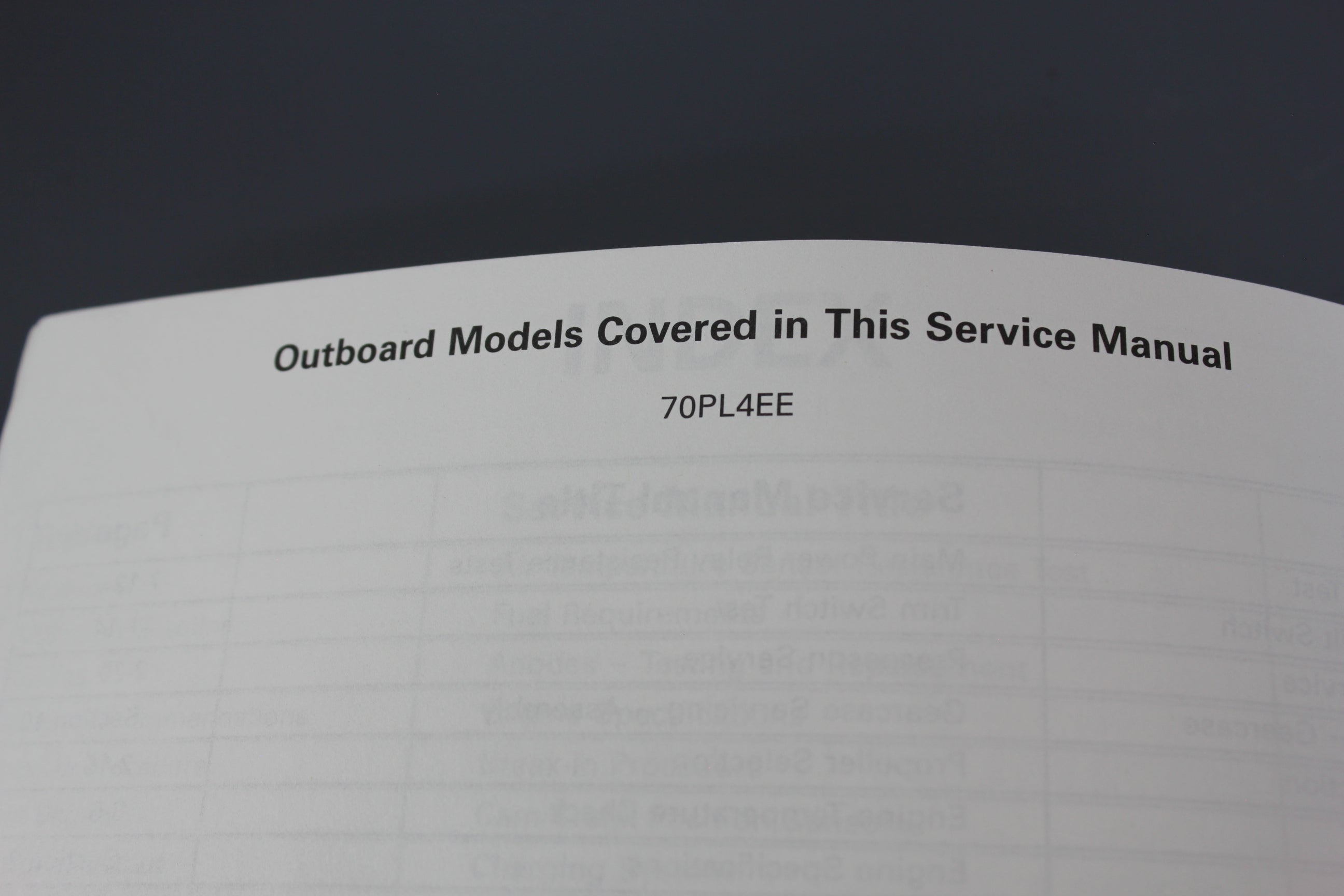 Evinrude Johnson P/N 787023 EE 70hp 1999 4-stroke Service Manual Shop Repair