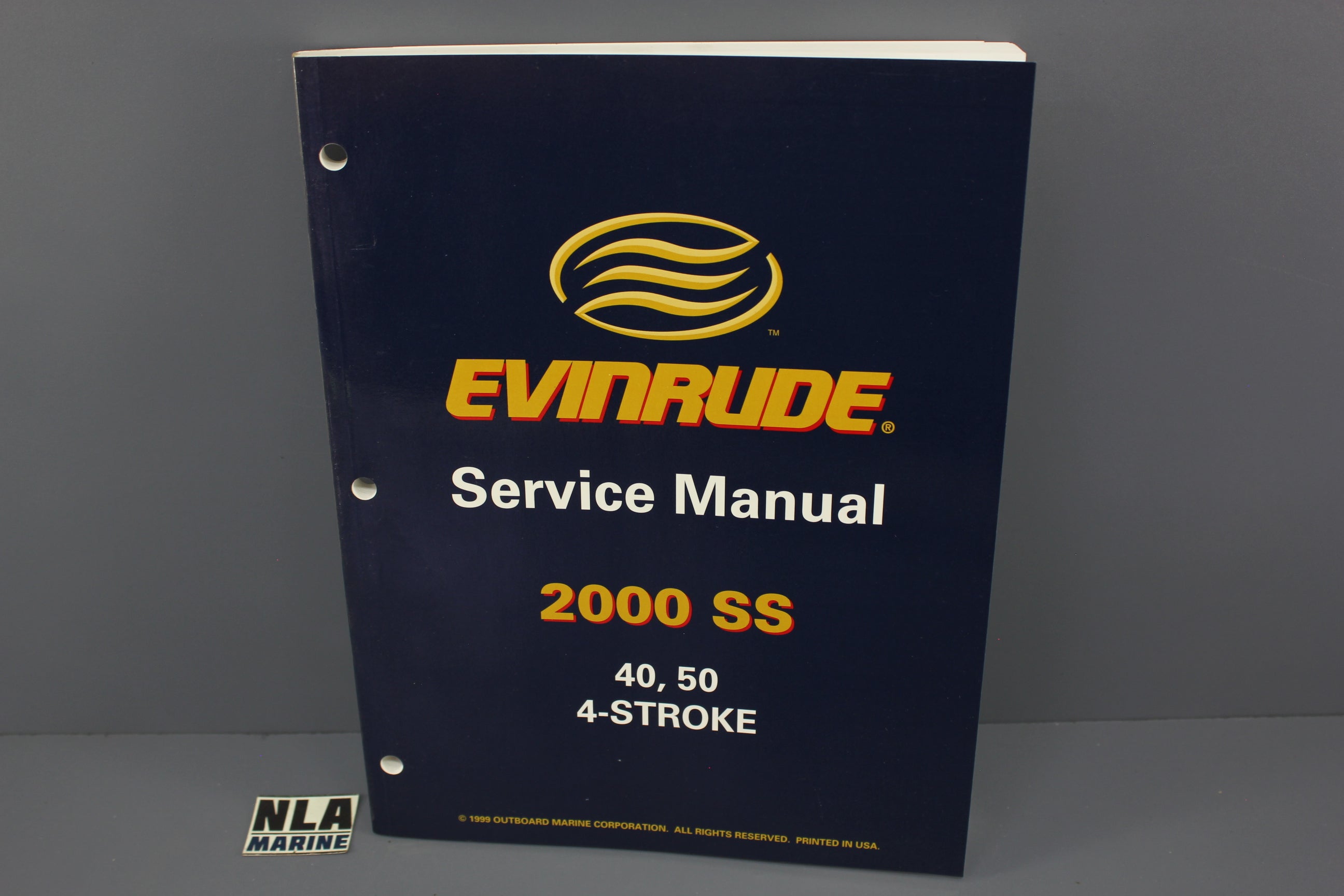 Evinrude Johnson P/N 787061 SS 40hp 50hp 2000 4-stroke Service Manual Shop