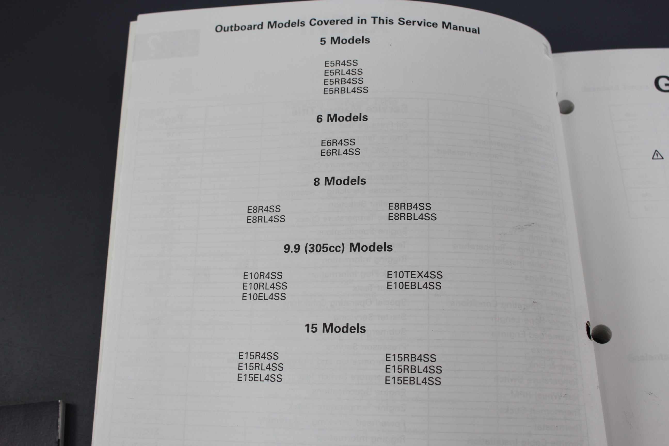 Evinrude Johnson P/N 787060 SS 5hp 6hp 8hp 9.9hp 15hp 2000 Service Manual Shop