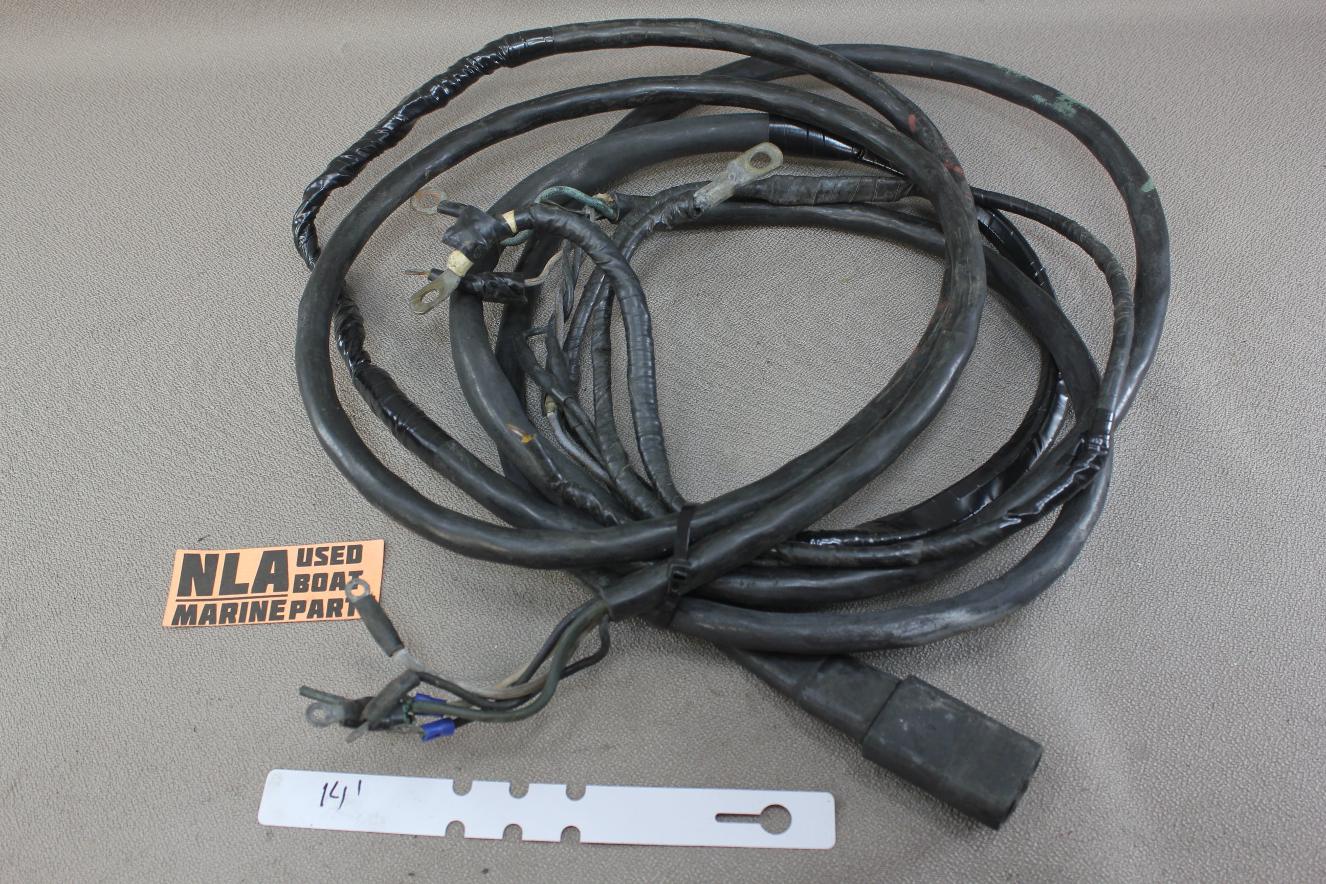 Johnson Evinrude Vintage Wiring Harness Cannon Plug 14' 14FT 5-Wire Trapezoid