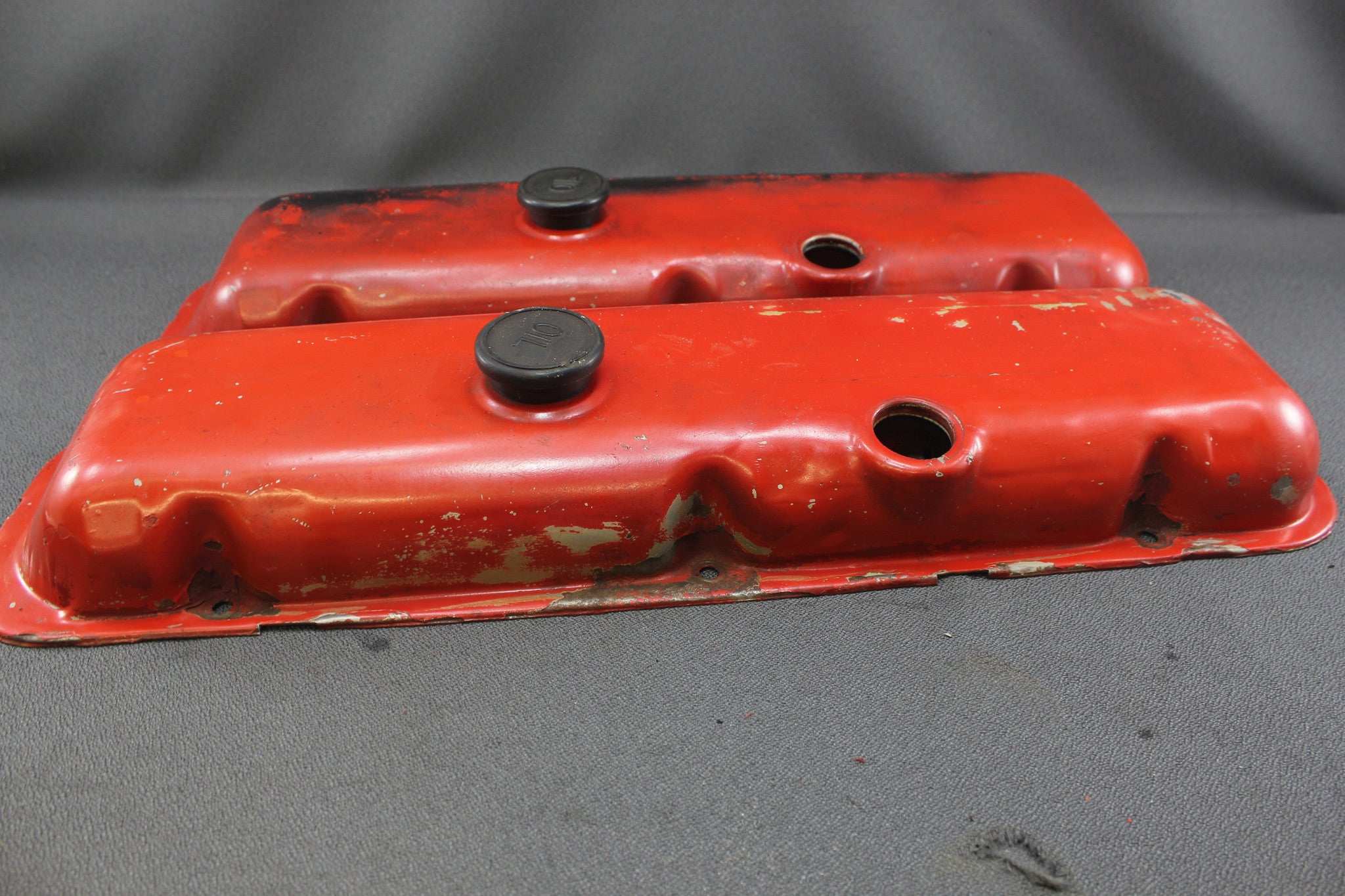 Chevy GM Steel Valve Rocker Covers Older BBC 454 502 1980s 7.4L 8.2L Corvette