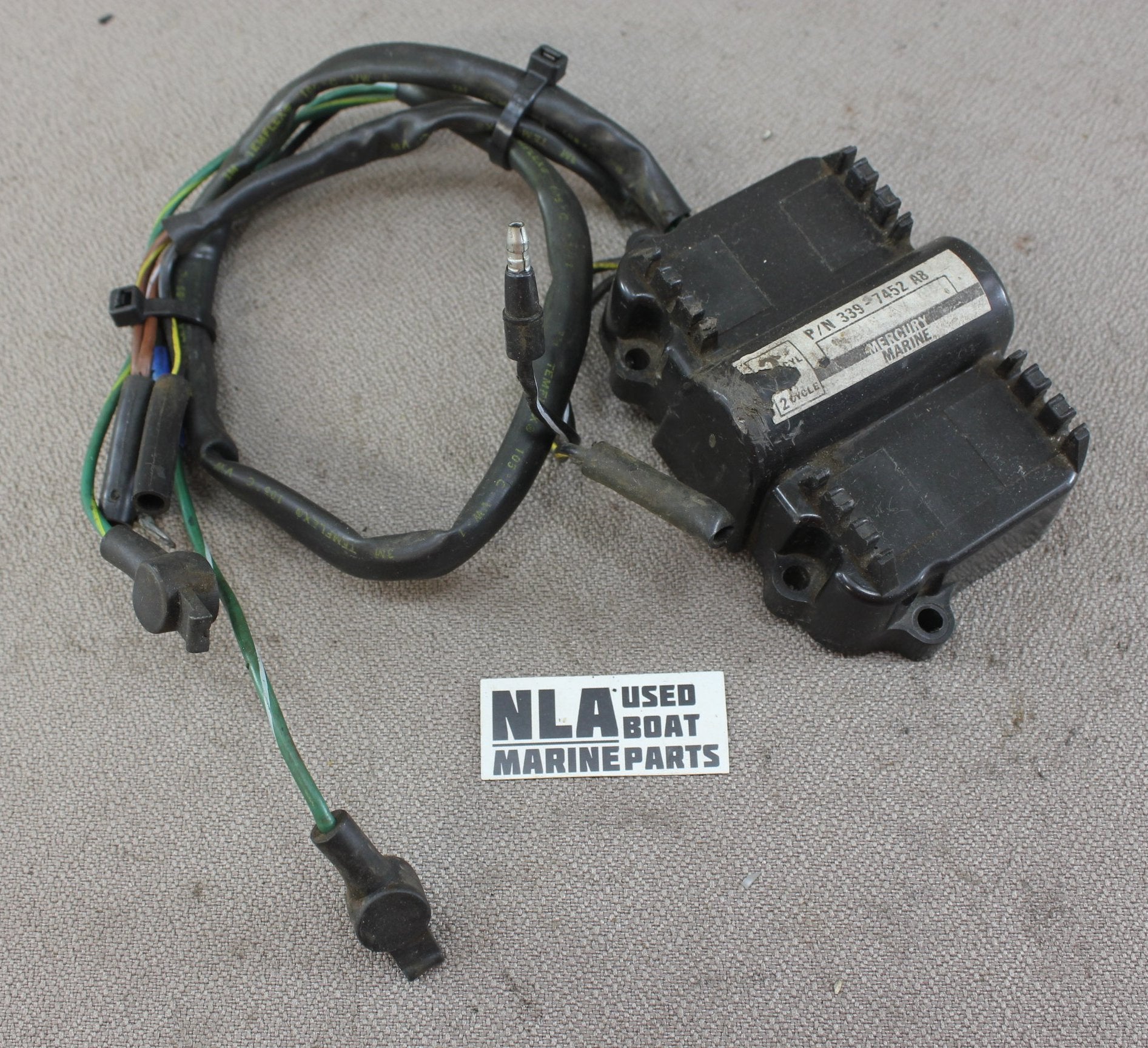 Mercury Mariner Outboard 339-7452A8 339-74525A21 35hp Ignition Switch Box 84-86