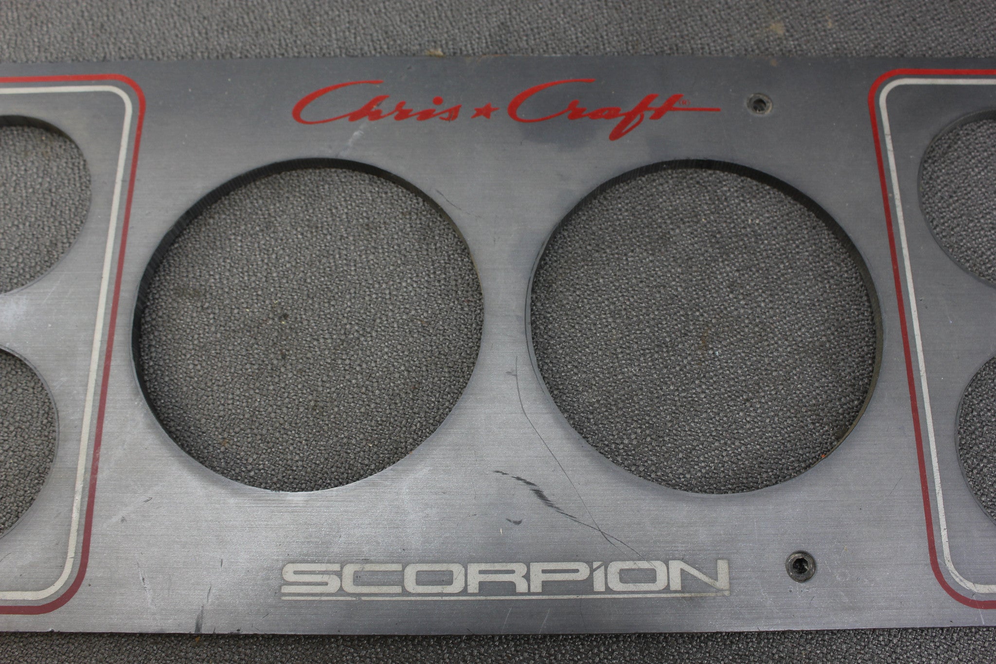 Boat Marine Chris Craft Scorpion Gauge Panel Cluster 23 3/4