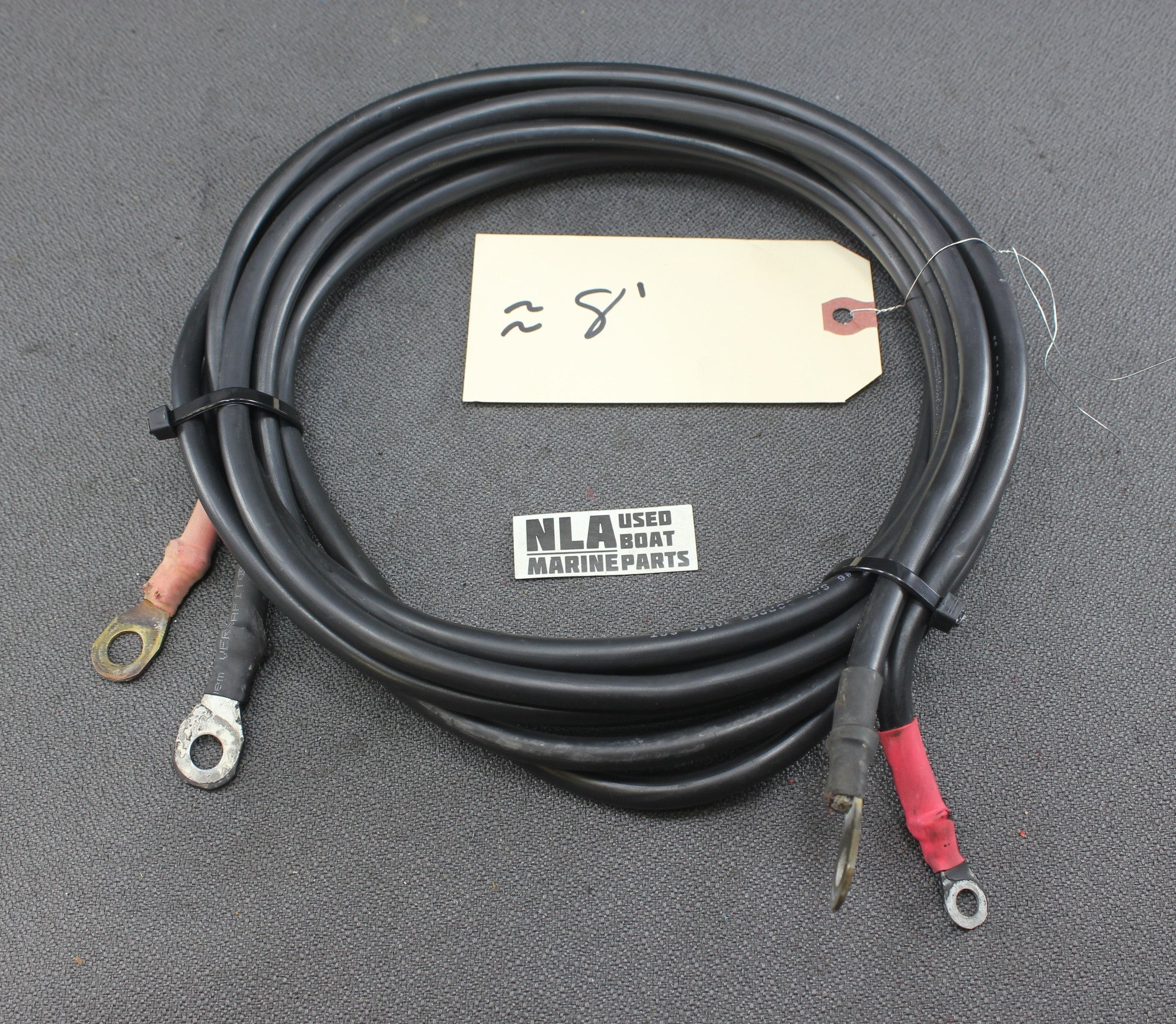 Mercury Outboard 40hp Positive Negative Battery Cables 84-88439A4 84-88439A9 8ft