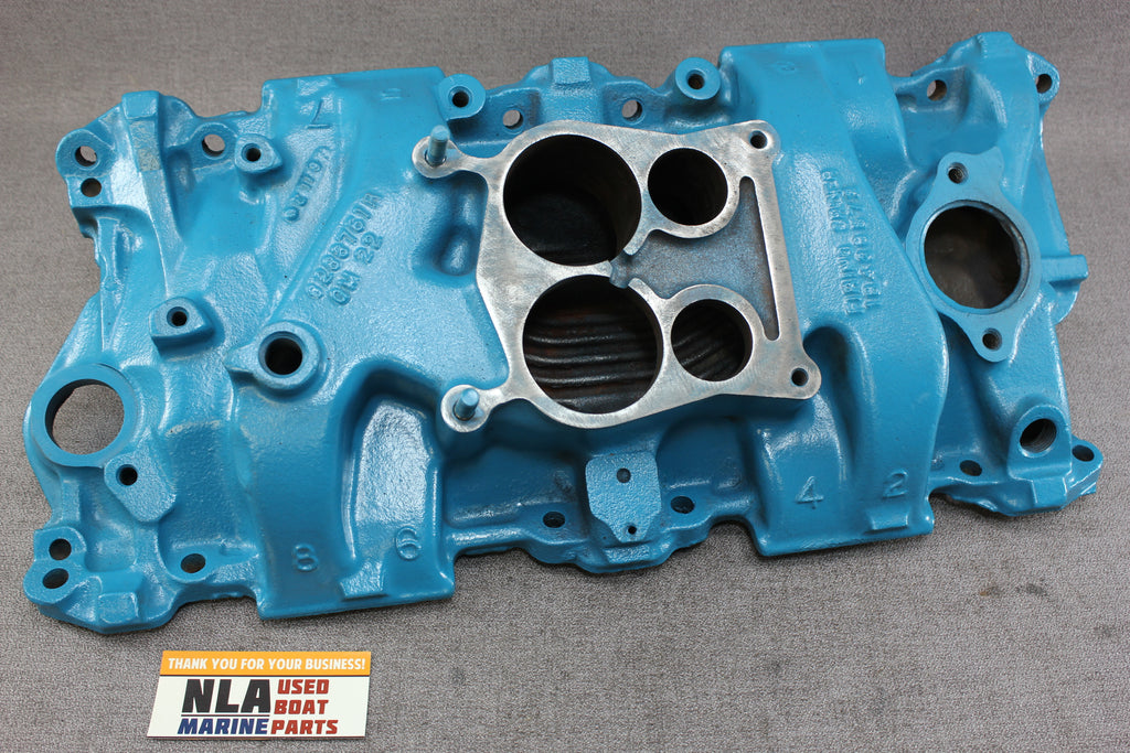 Chevy Gm Intake Manifold 305 350 5 7l Corvette E118 4bbl V8 Ca Nla Marine