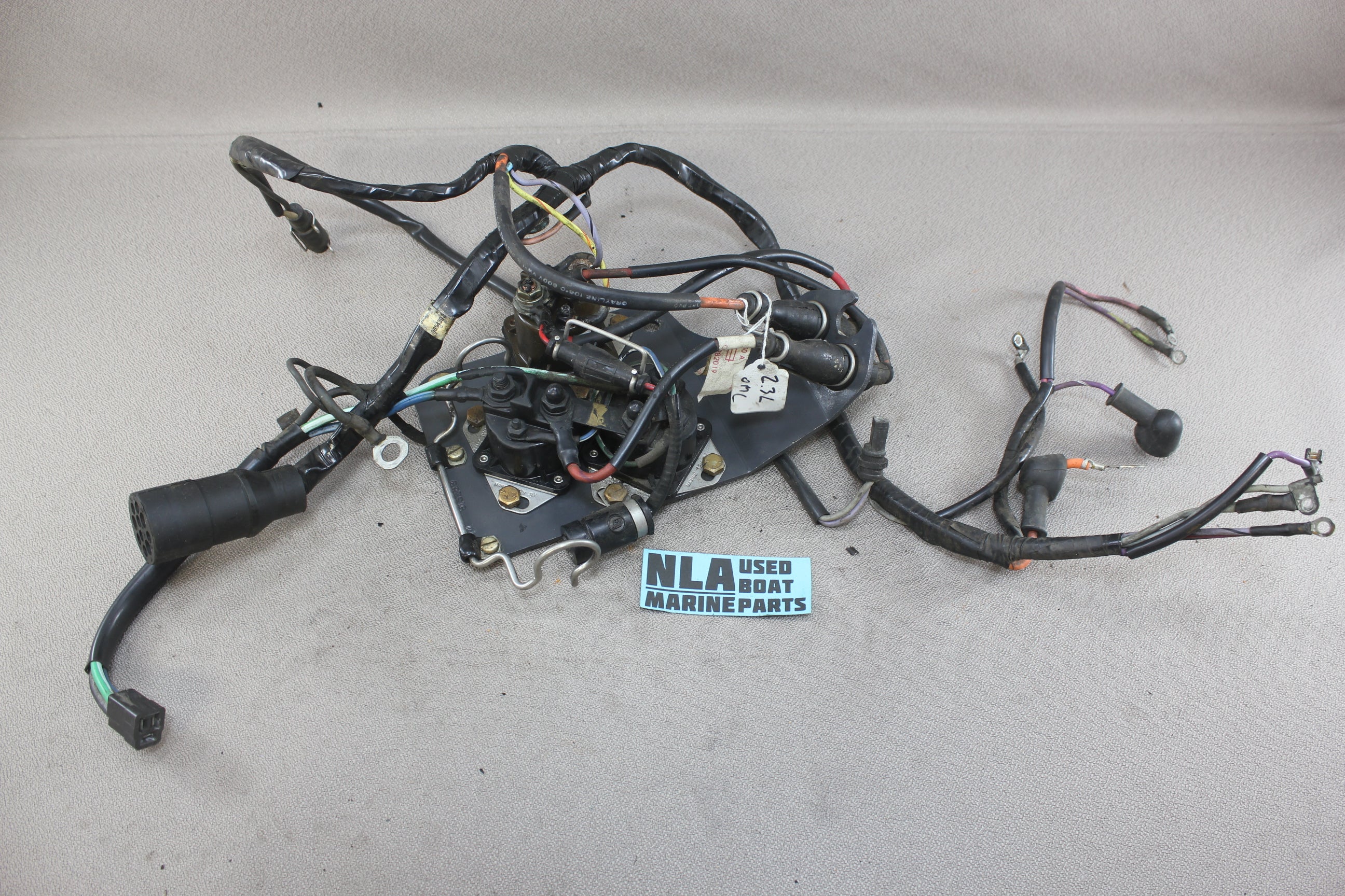 OMC 0984056 0985439 385439 Cobra Ford 2.3L Wire Wiring Harness Solenoid Bracket