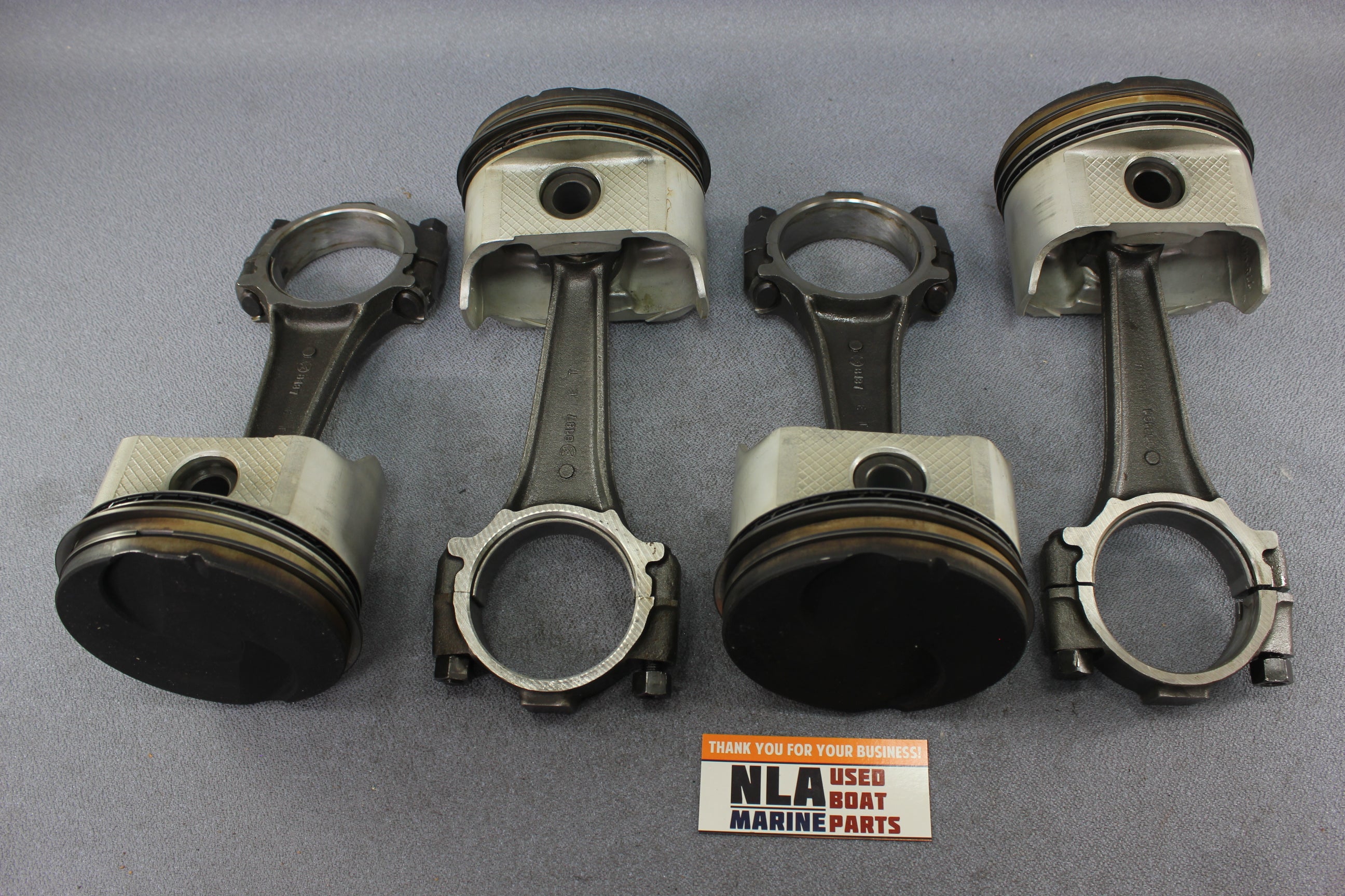 MerCruiser 778-9441A3 759-8312A2 3.7L 470 488 170hp 188hp Piston Connecting Rod