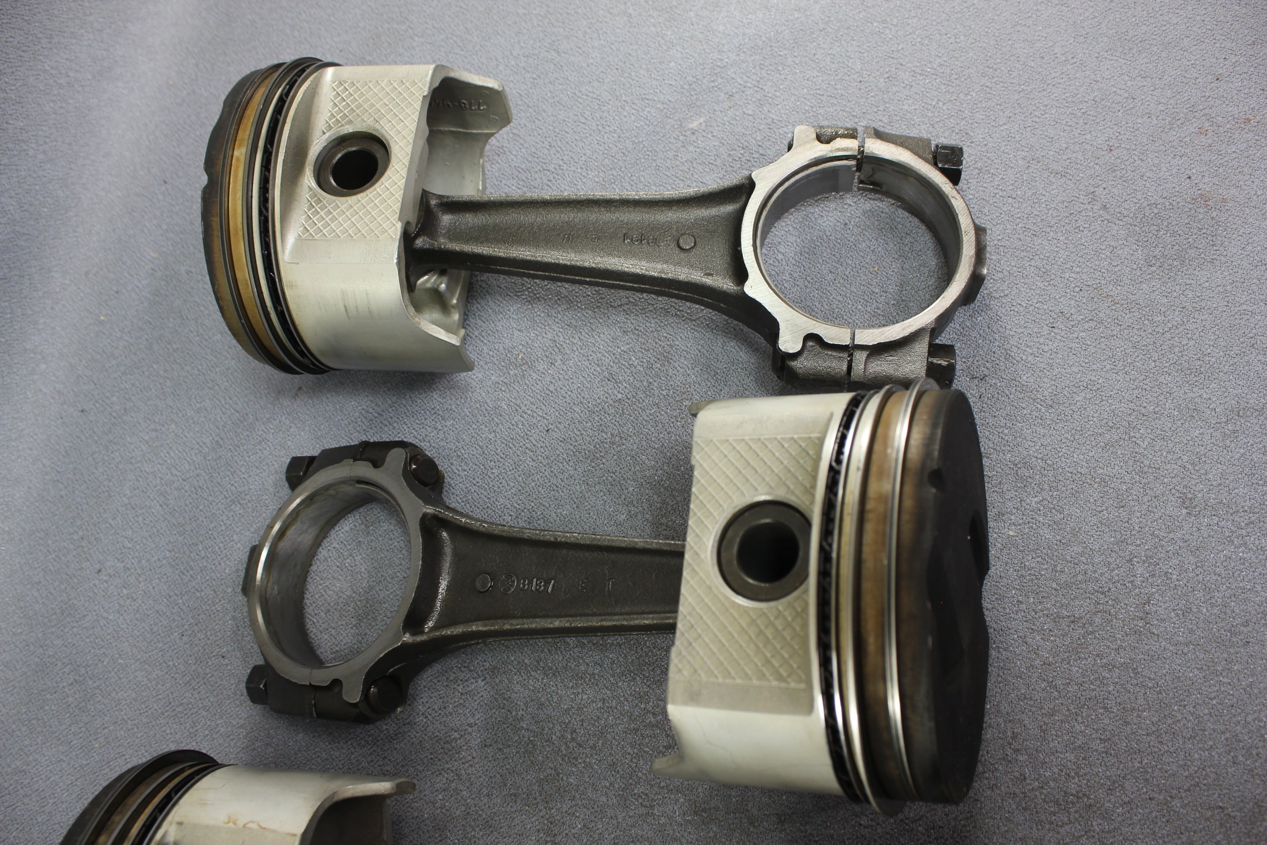 MerCruiser 778-9441A3 759-8312A2 3.7L 470 488 170hp 188hp Piston Connecting Rod