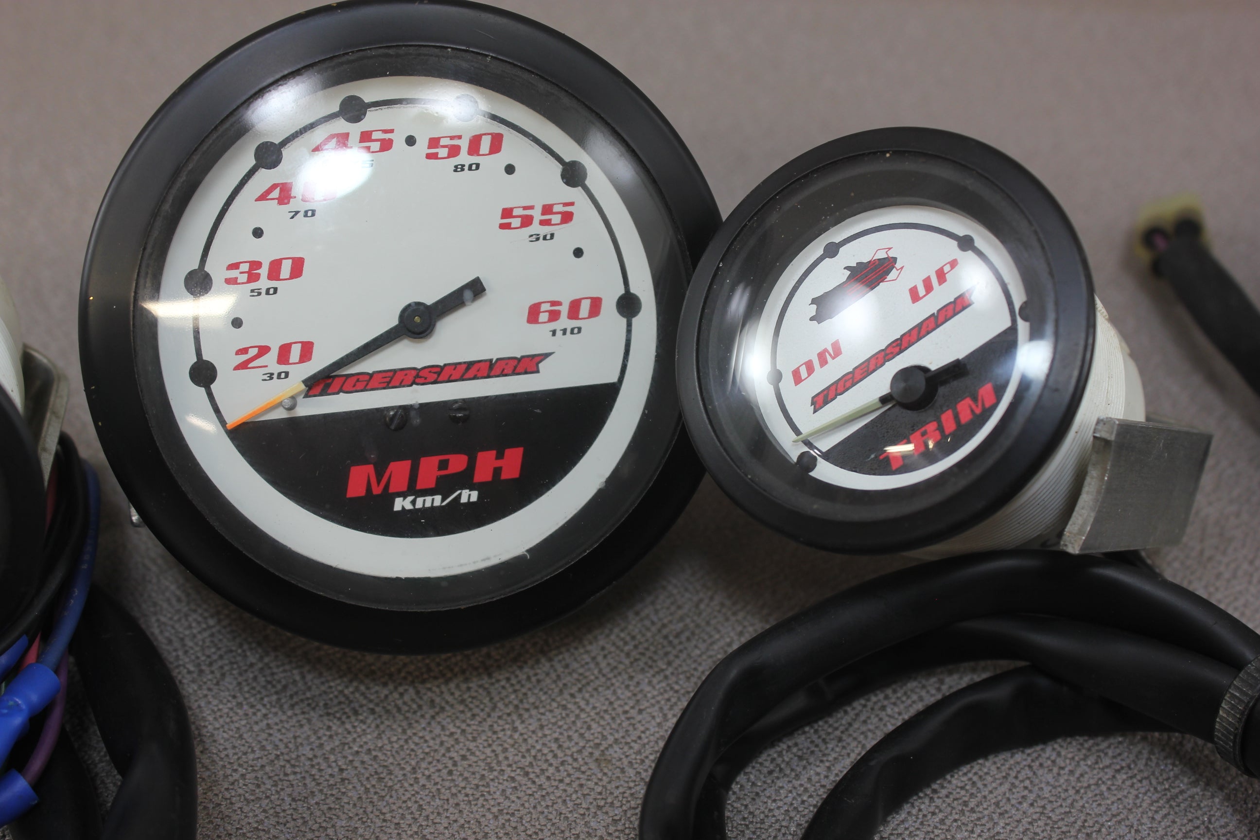 TigerShark 1100 Daytona PWC Fuel Trim Gauge Cluster Tachometer Speedometer