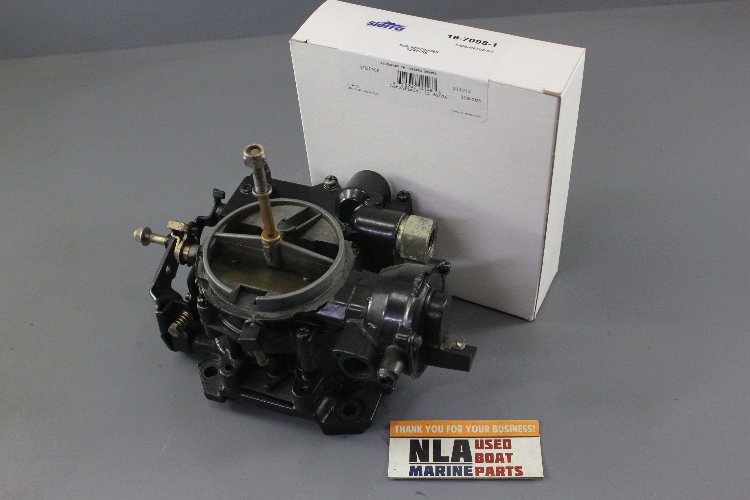 MerCruiser 3310-805924A2 05924A MerCarb 140hp 3.0LX 4cyl Carburetor Carb 1990-95