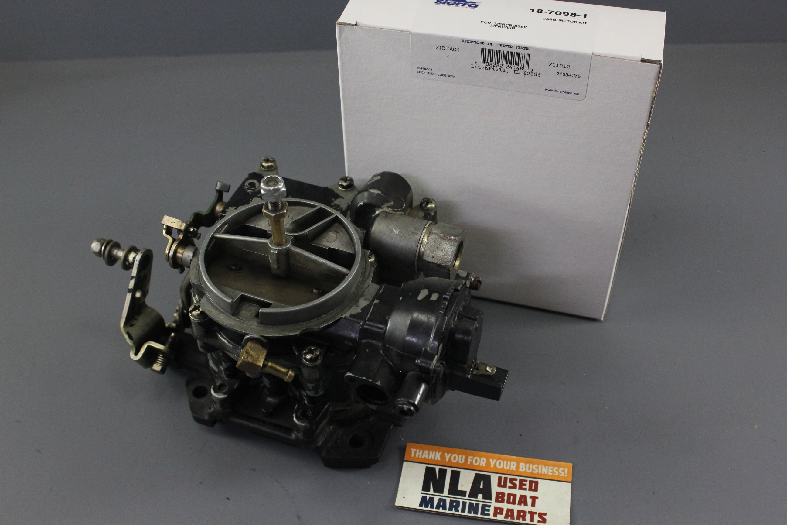 MerCruiser 1389-9562A1 3.0L Litre MerCarb 140hp Carburetor 2.5L 120hp 1389-8490