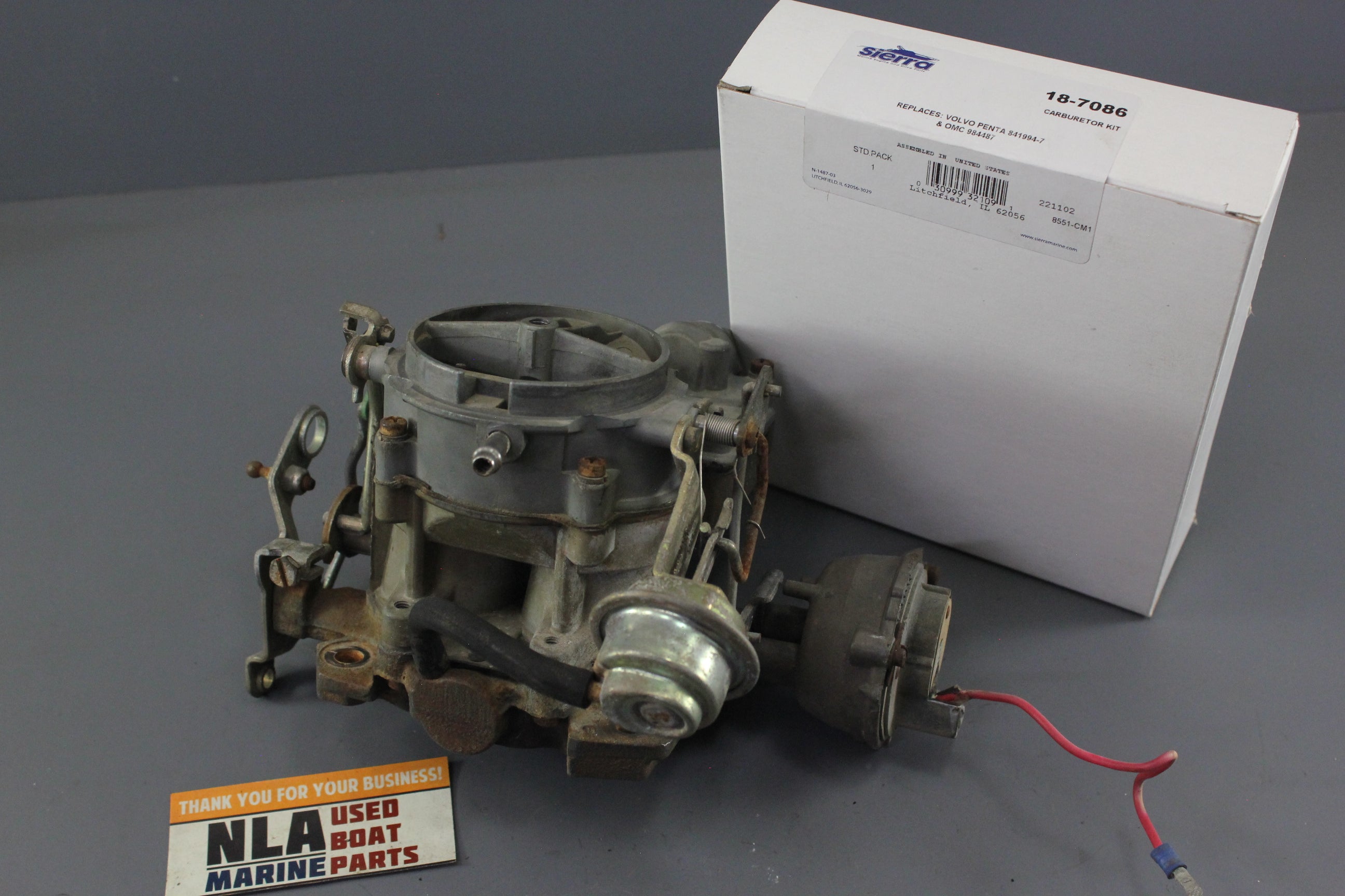 OMC Cobra Ford 2.3L 4cyl Carb Carburetor 2bbl 984636 985747 1987-1990 Sterndrive