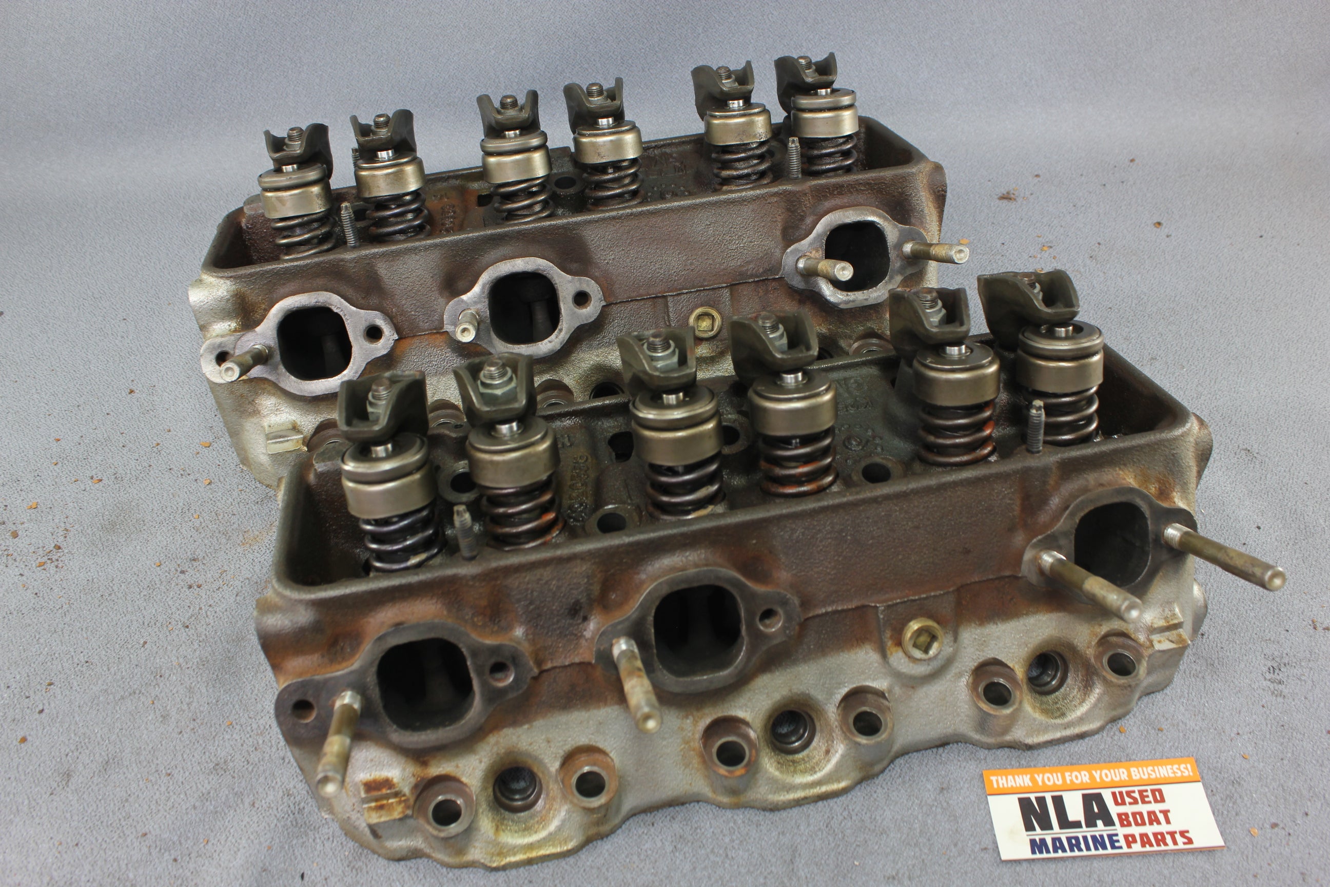 OMC Stringer Engine Cylinder Heads V6 3.8L 471595 170hp GM 14020553 229ci Valve