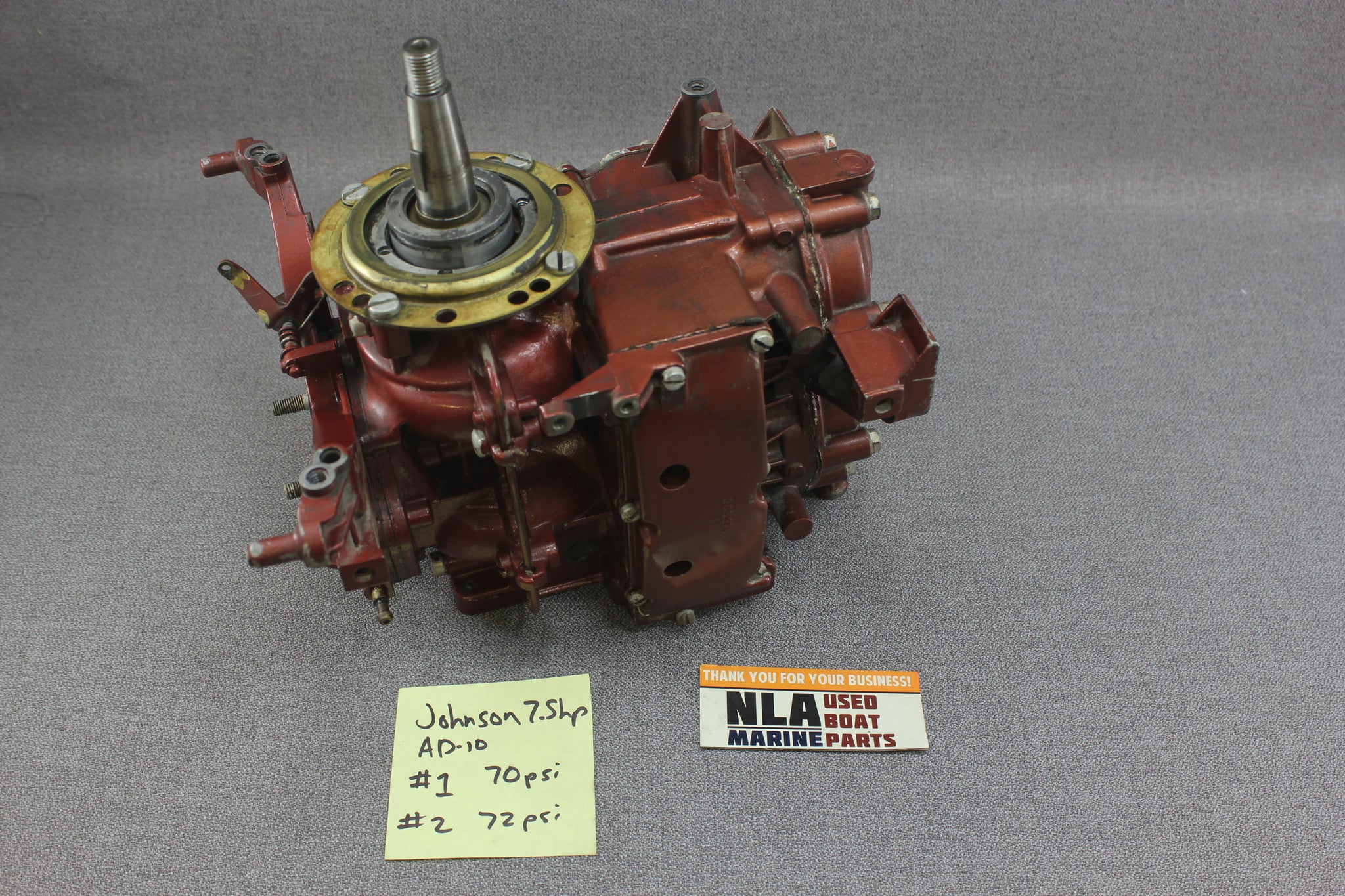 Johnson 7.5hp 1956 Outboard AD-10 AD-11 Powerhead CrankCase Engine 277446 277273