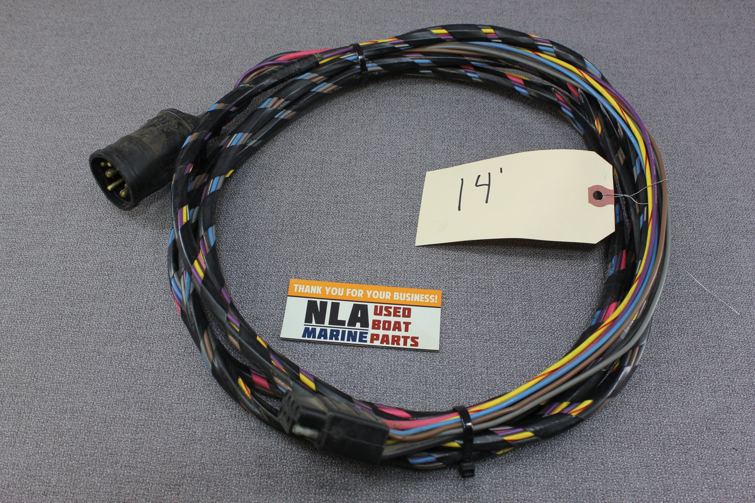 MerCruiser 14' 8-Pin Wire Wiring Harness Dash to Motor Gauges 5.7L 4.3L 3.0L