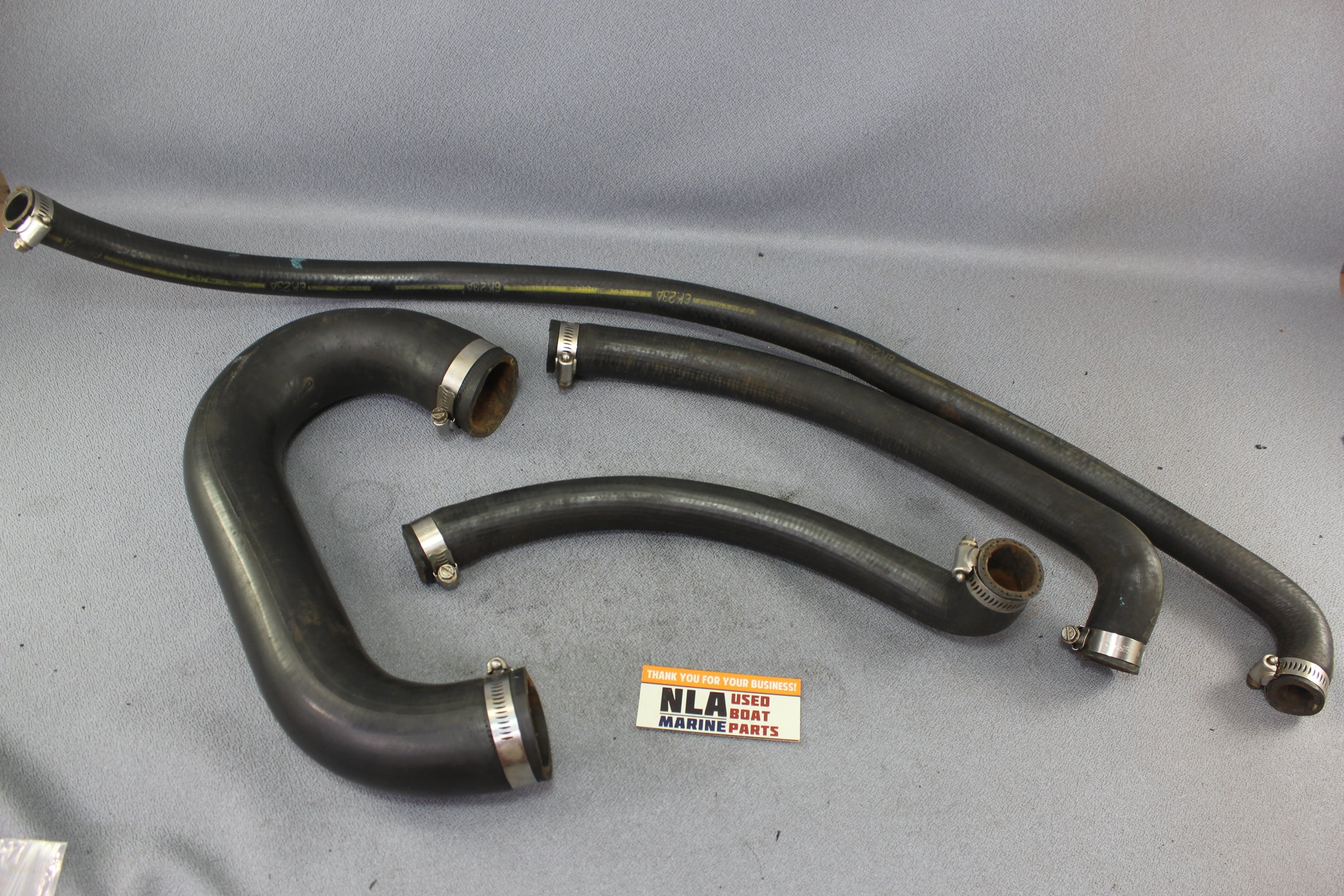 OMC 302 351 Cooling Hoses Water Pump 0908746 0908730 250hp 170hp 190hp Stringer