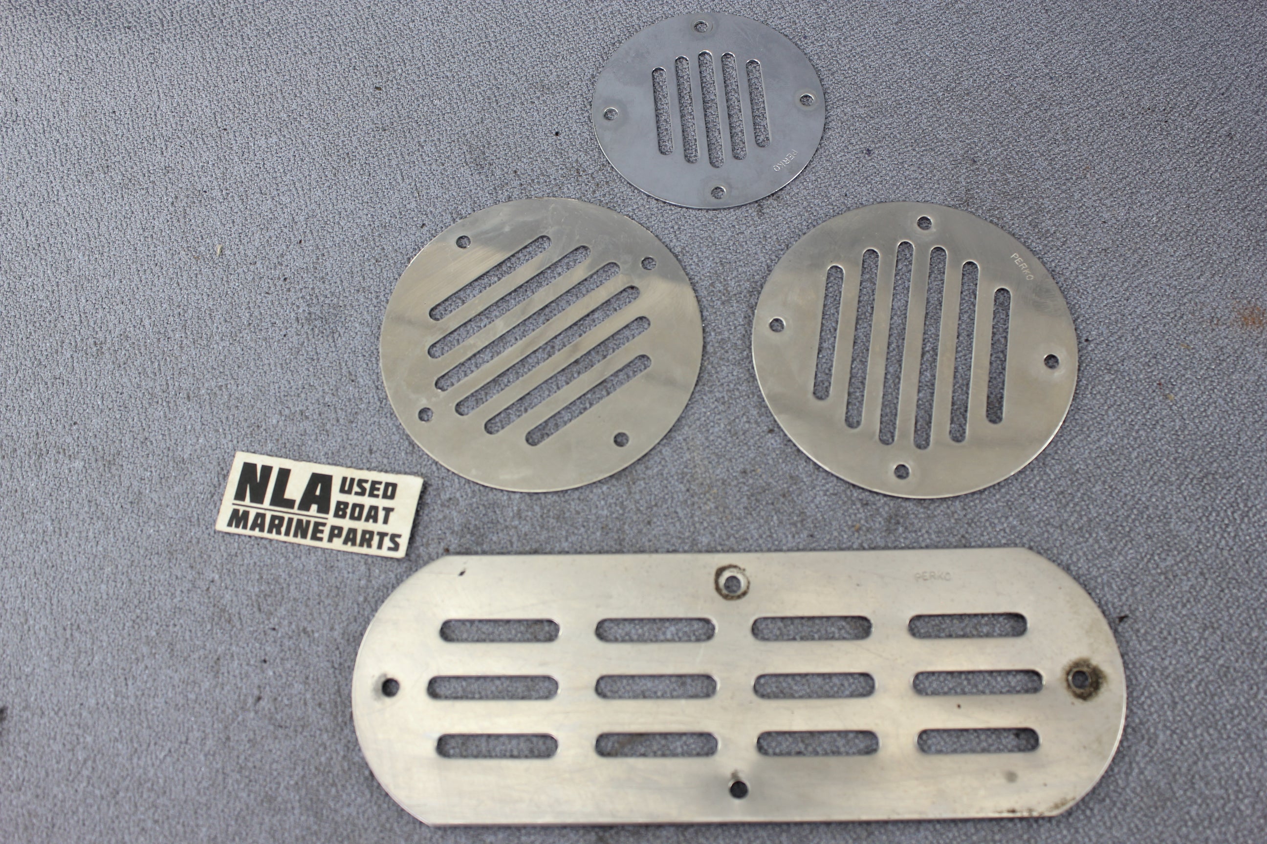 Boat Marine Perko Locker Engine Compartment Ventilator Vent Deck Plate Cover