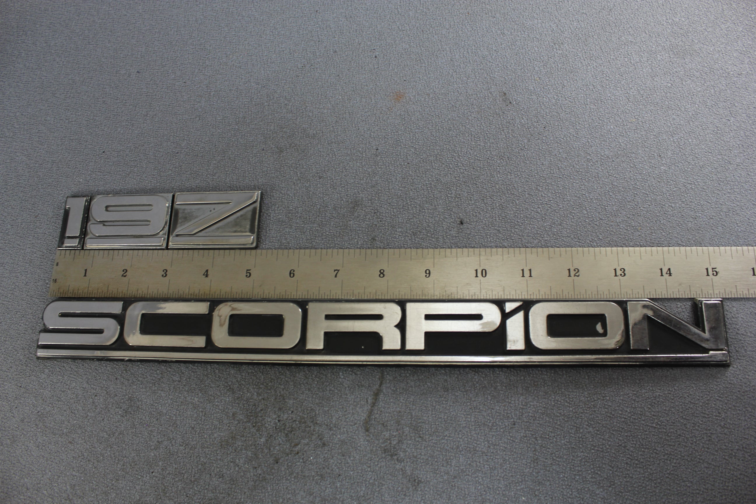 Chris Craft Scorpion Emblem Nameplate Logo Decal 197 Boat Marine Hardware