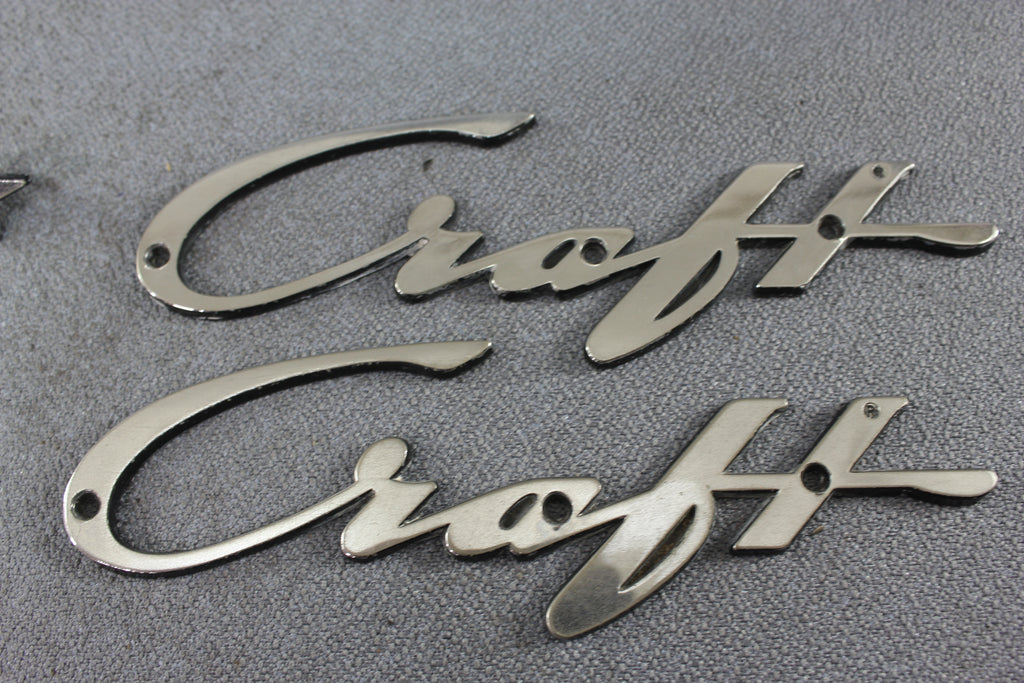 Chris Craft Vintage Emblem Nameplate Logo Decal Boat Marine Hardware C Nla Marine