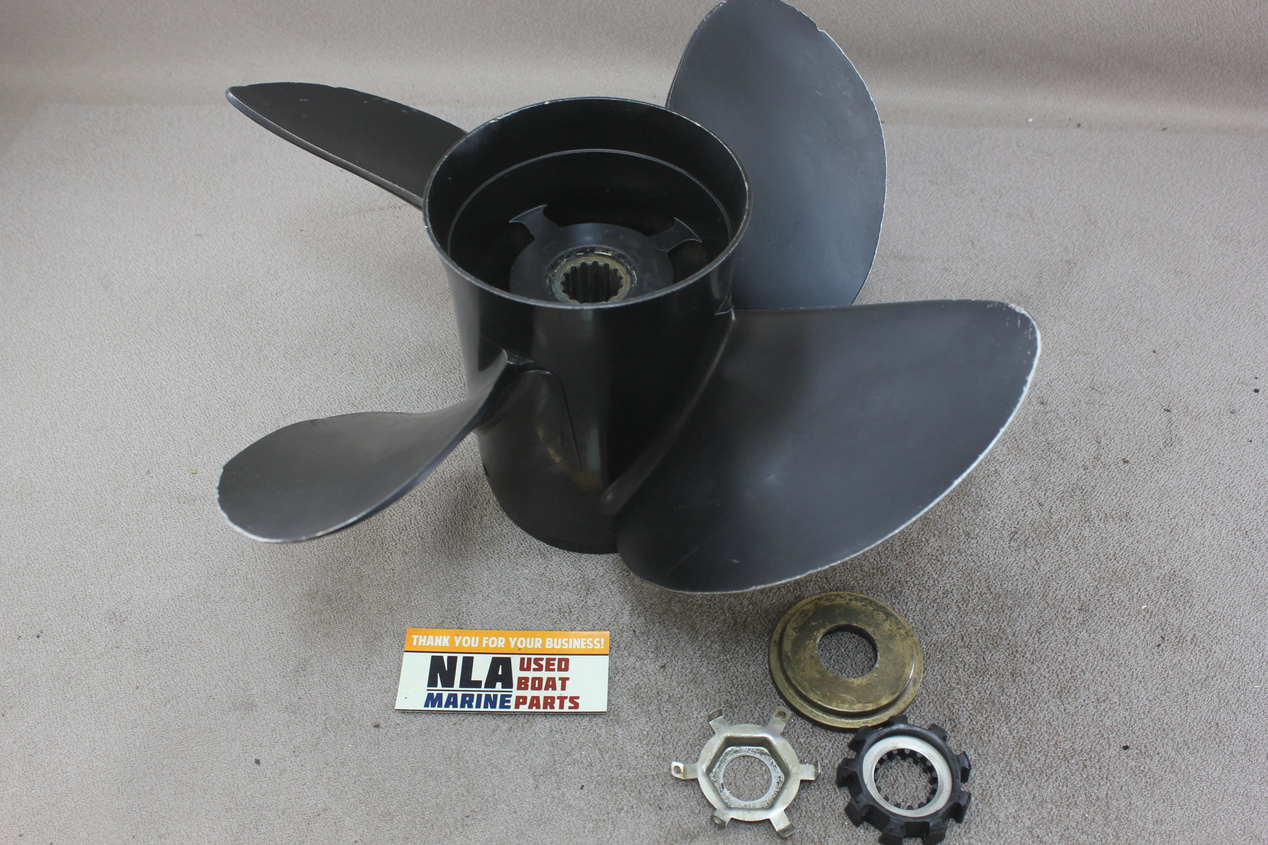 MerCruiser Alpha One 4-Blade 14x21 Turning Point Hustler 21502130 Prop Propeller