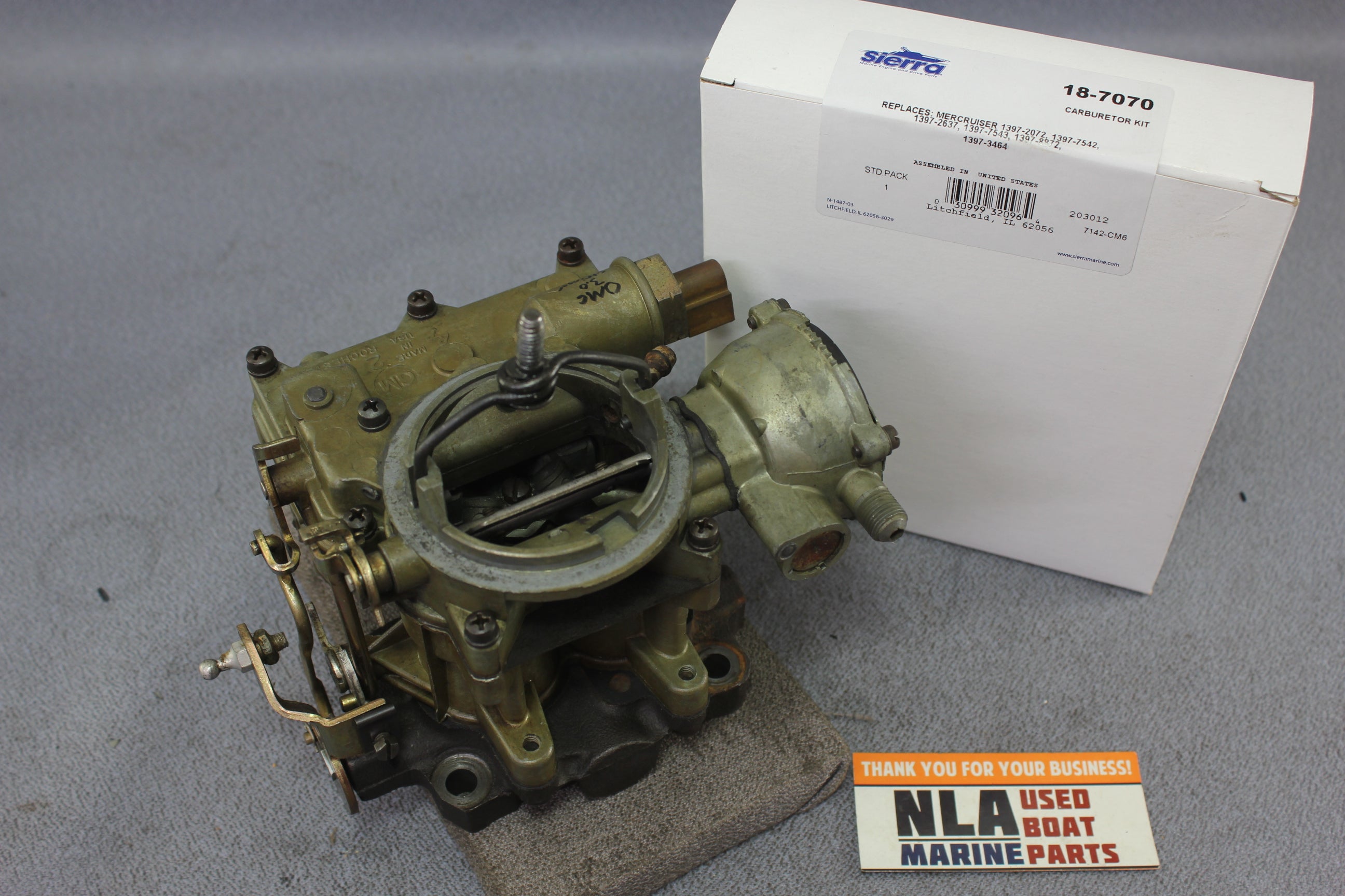 OMC 982217 0982217 GM 4cyl 3.0L Stringer 2BBL Rochester Carburetor Carb 1979-85