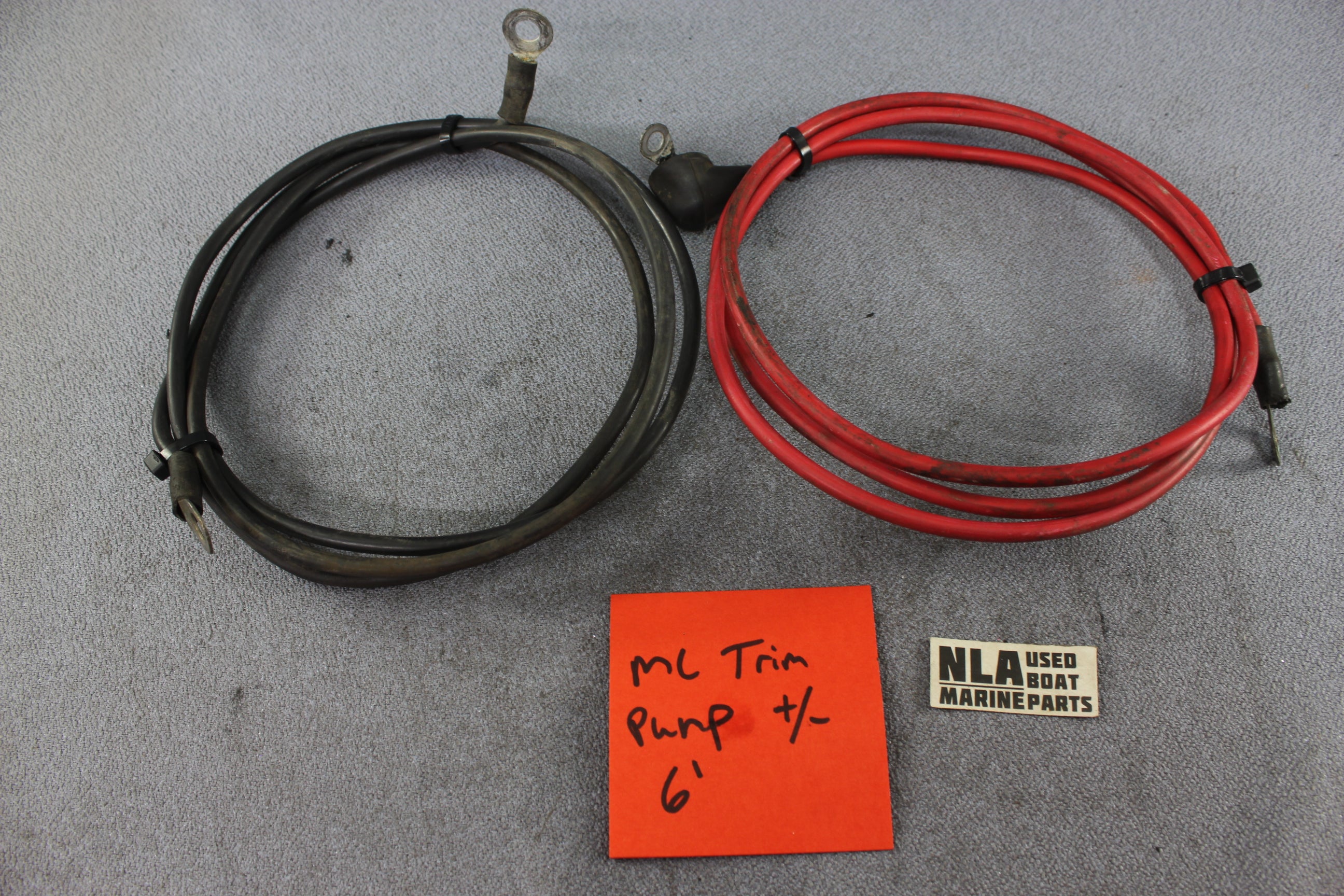 MerCruiser 84-79138A9 84-79139A12 Red Black Wire Cable Set Power Trim Tilt Pump