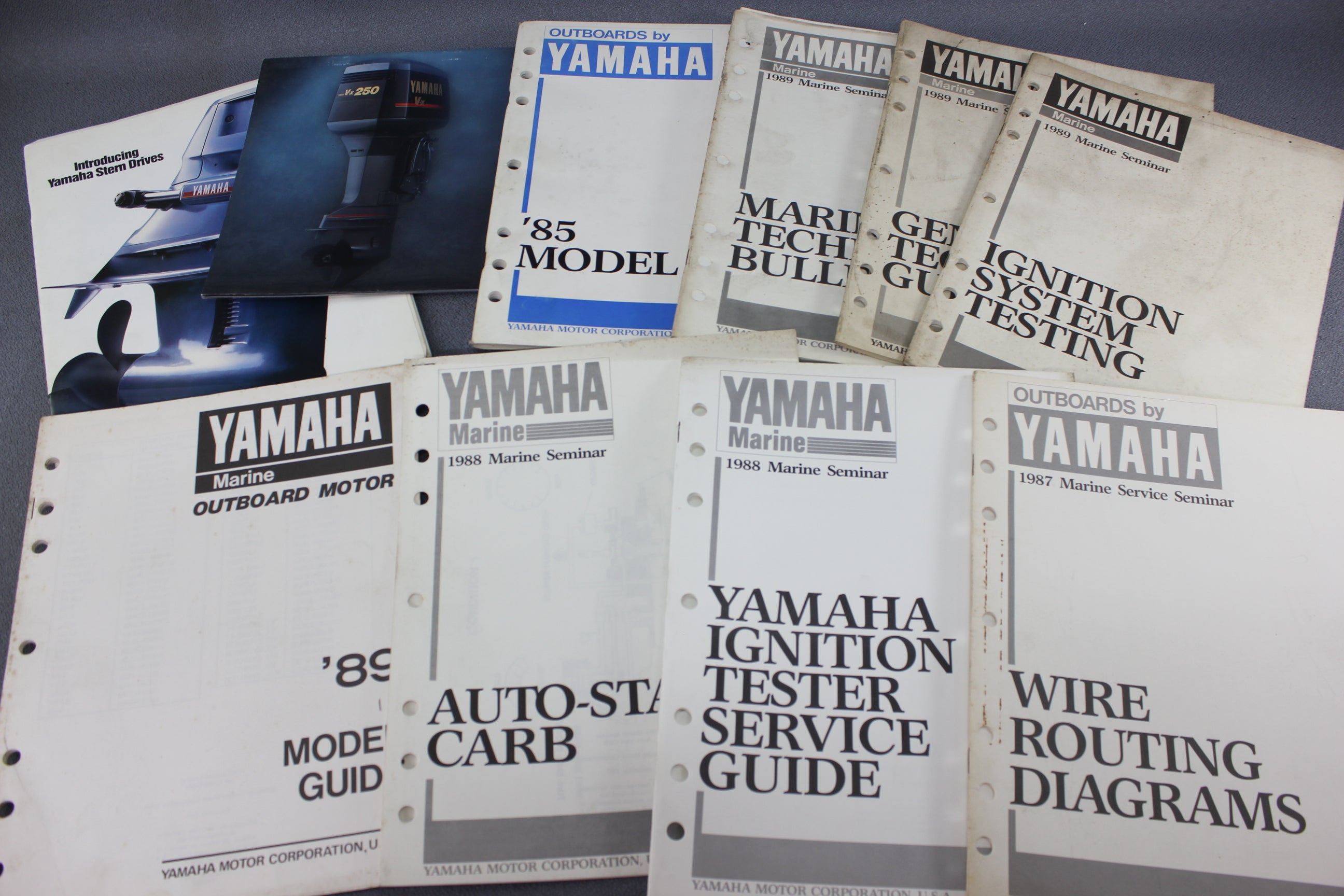 Yamaha Outboard Repair Shop Model Service Guide 2-Stroke 80's Maintenance