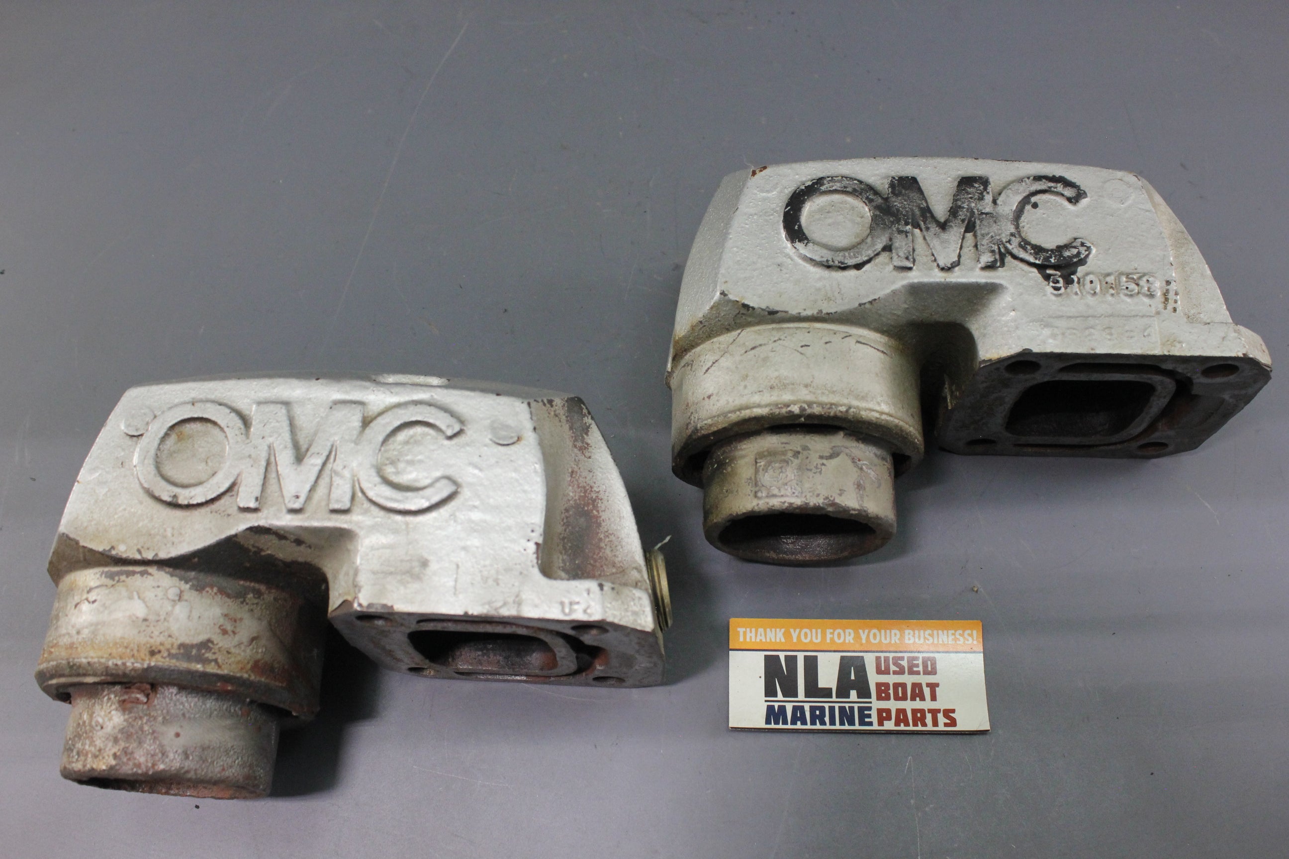 OMC 910158 Stringer 800 V6 3.8L 170hp High Rise Exhaust Elbow Riser 200hp