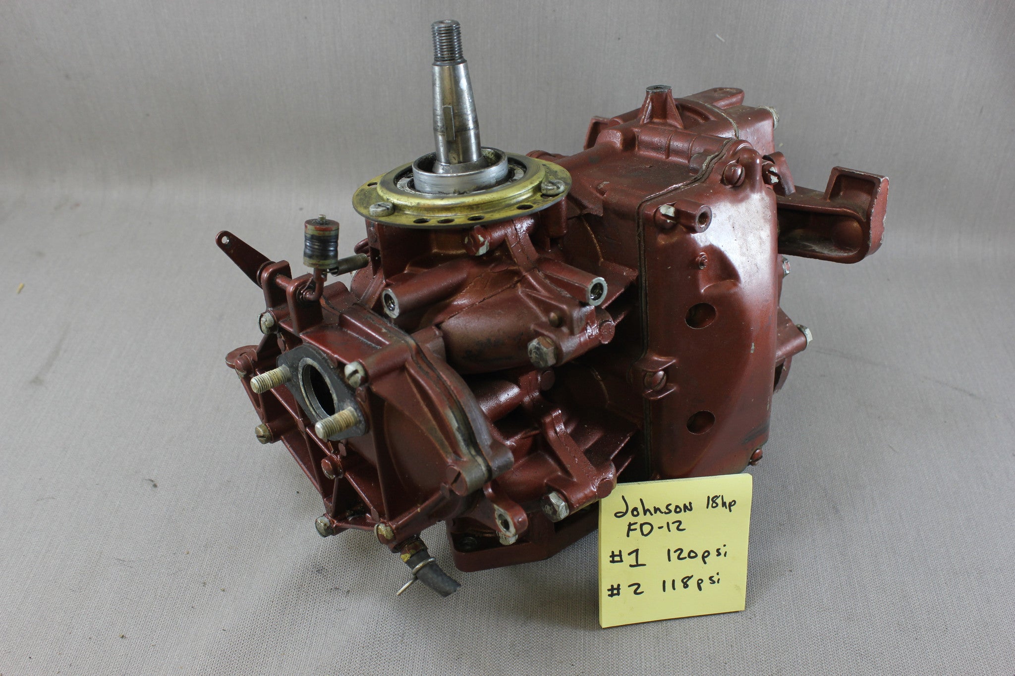 Johnson Evinrude 18hp Outboard FD-12 1958 Powerhead Crankcase Sea Horse 376814