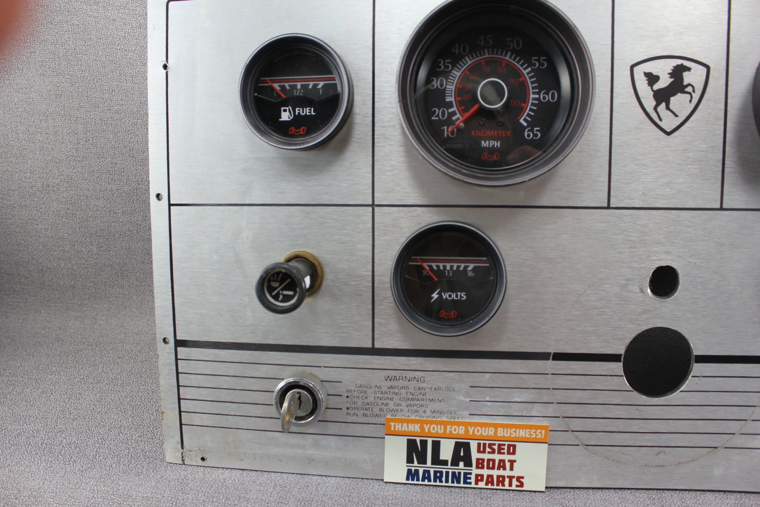 Boat Century Panel Gauges Cluster Dash Medallion RPM Speedometer Tachometer Temp