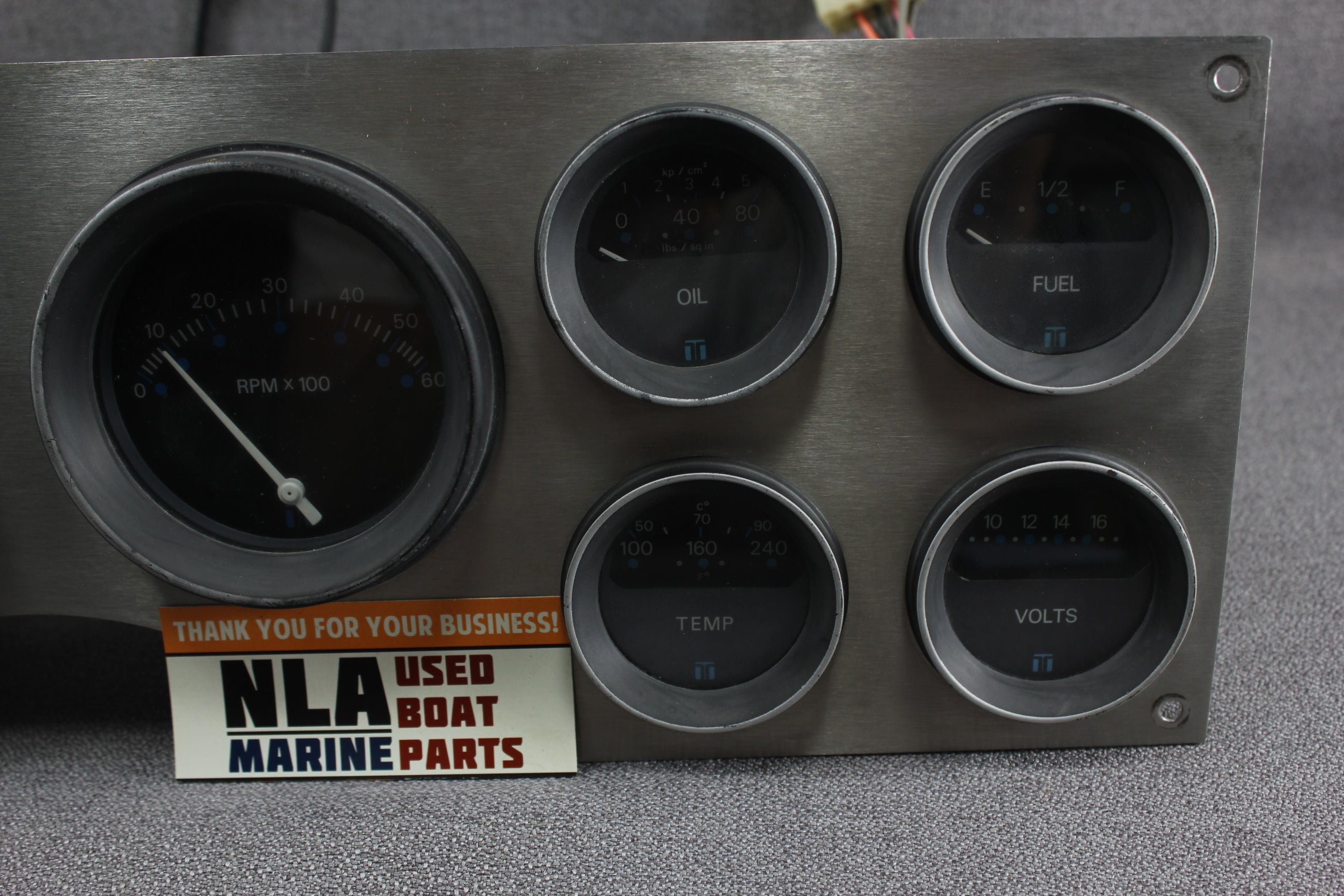 Boat Conroy Panel Gauges Cluster Dash Teleflex RPM Speedometer Tachometer Temp