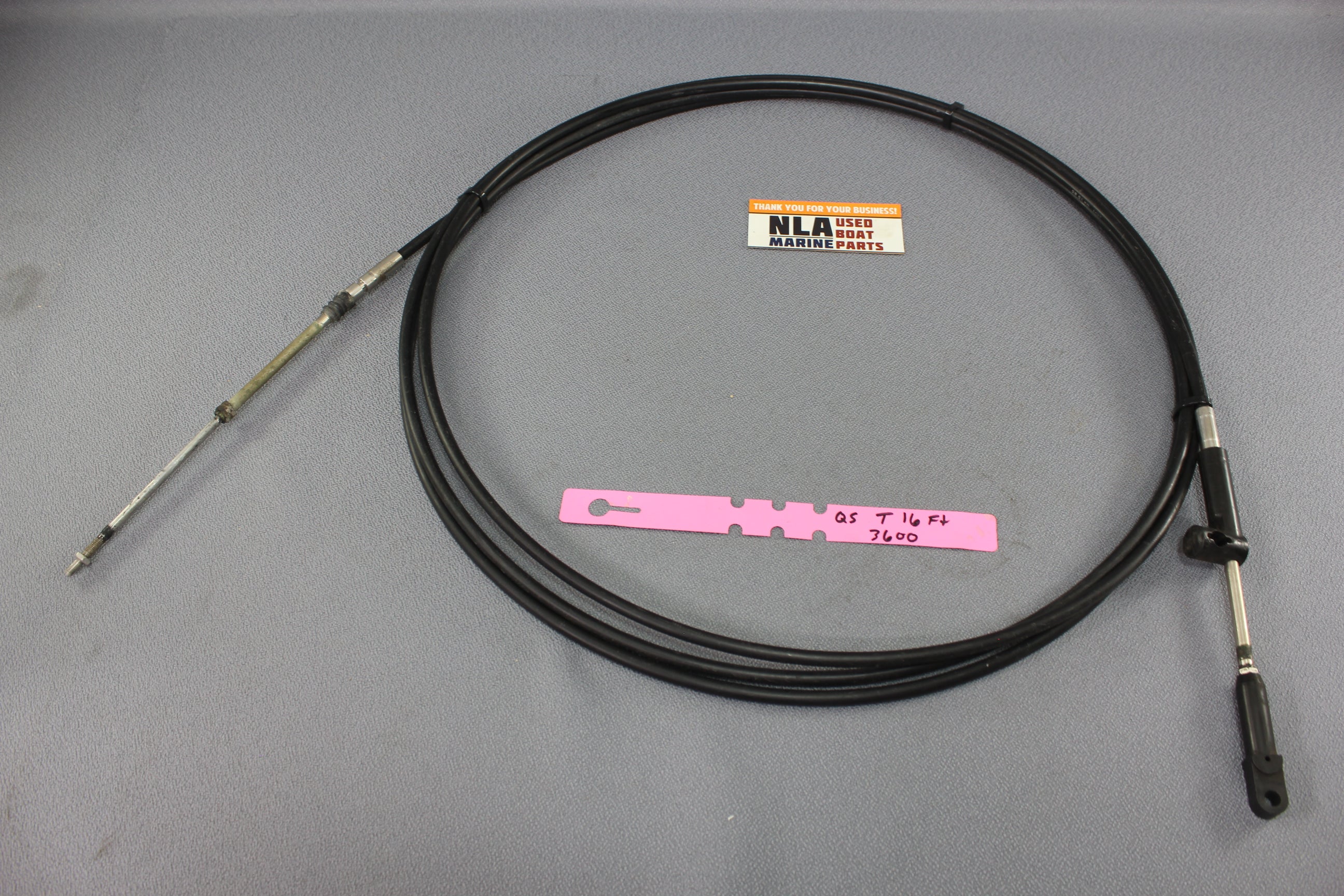 Quicksilver T16FT 16' 3600 Type Shift Throttle Cable MerCruiser Mercury 1980's