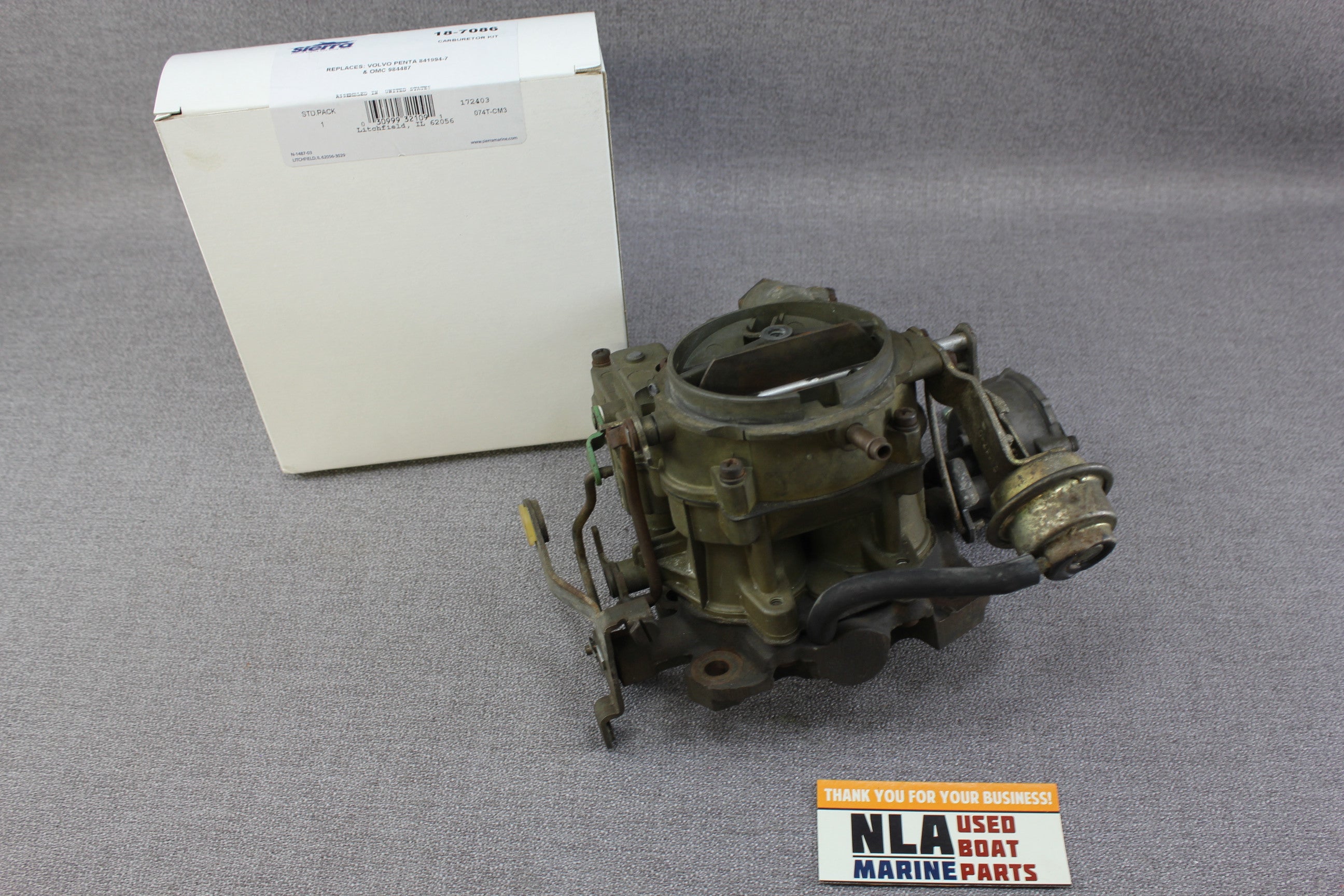 OMC Stringer 800 V6 3.8L 170hp Carburetor Assembly Rochester 2bbl 0982359 81-83