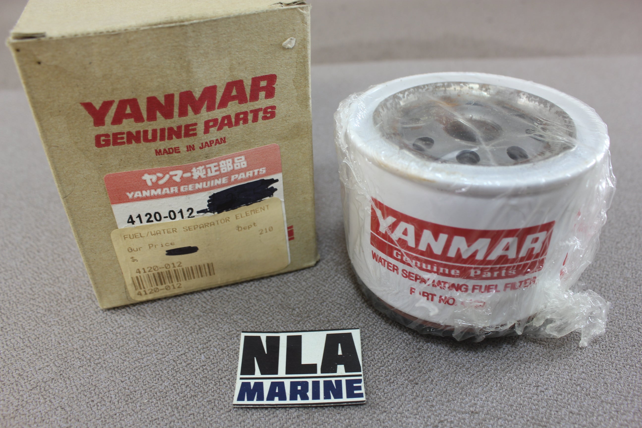 Yanmar Diesel 4120-012 Water Fuel Separator Filter Marine Engine Genuine Parts