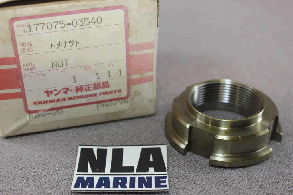 Yanmar Diesel 177075-03540 Nut Marine Engine Genuine Parts Output Shaf