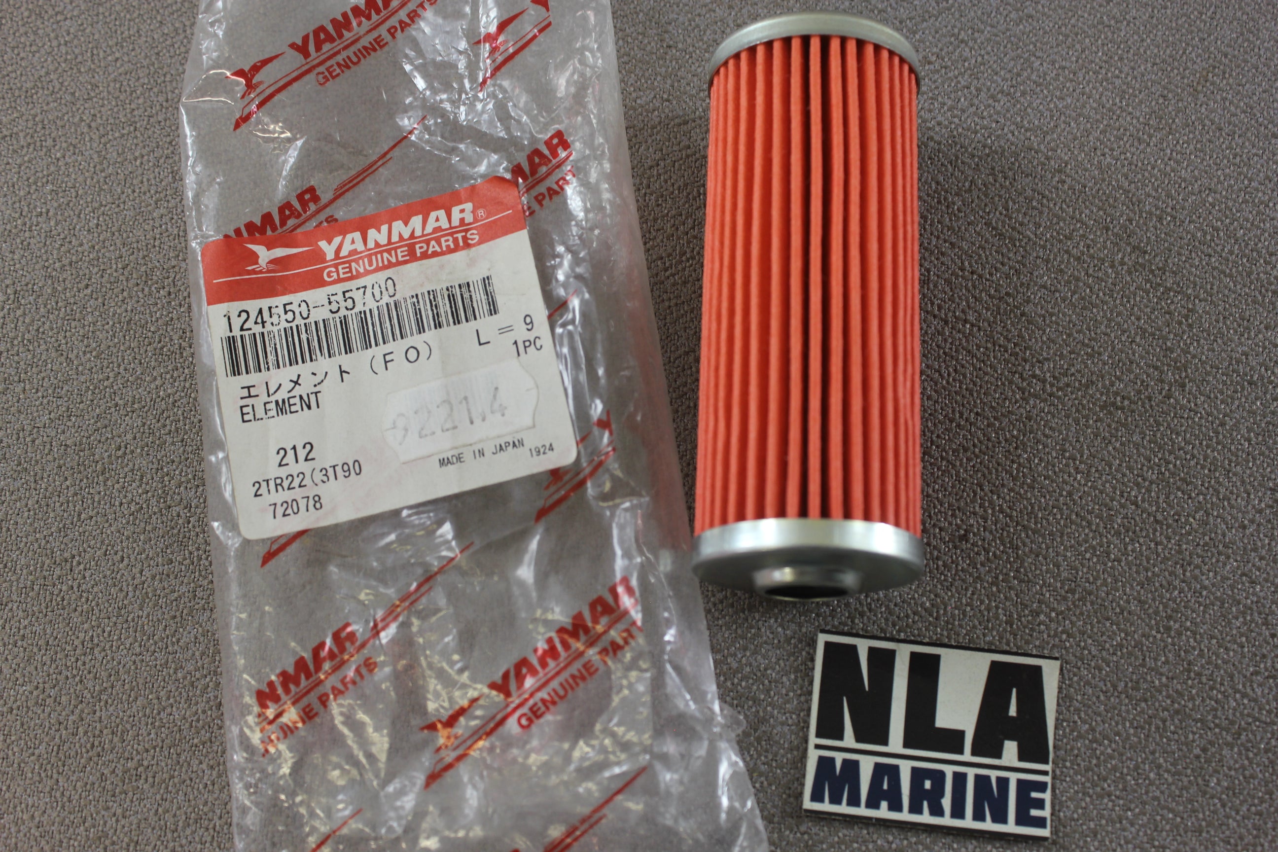 Yanmar Diesel 124550-55700 Fuel Filter Element Marine Engine Genuine Parts