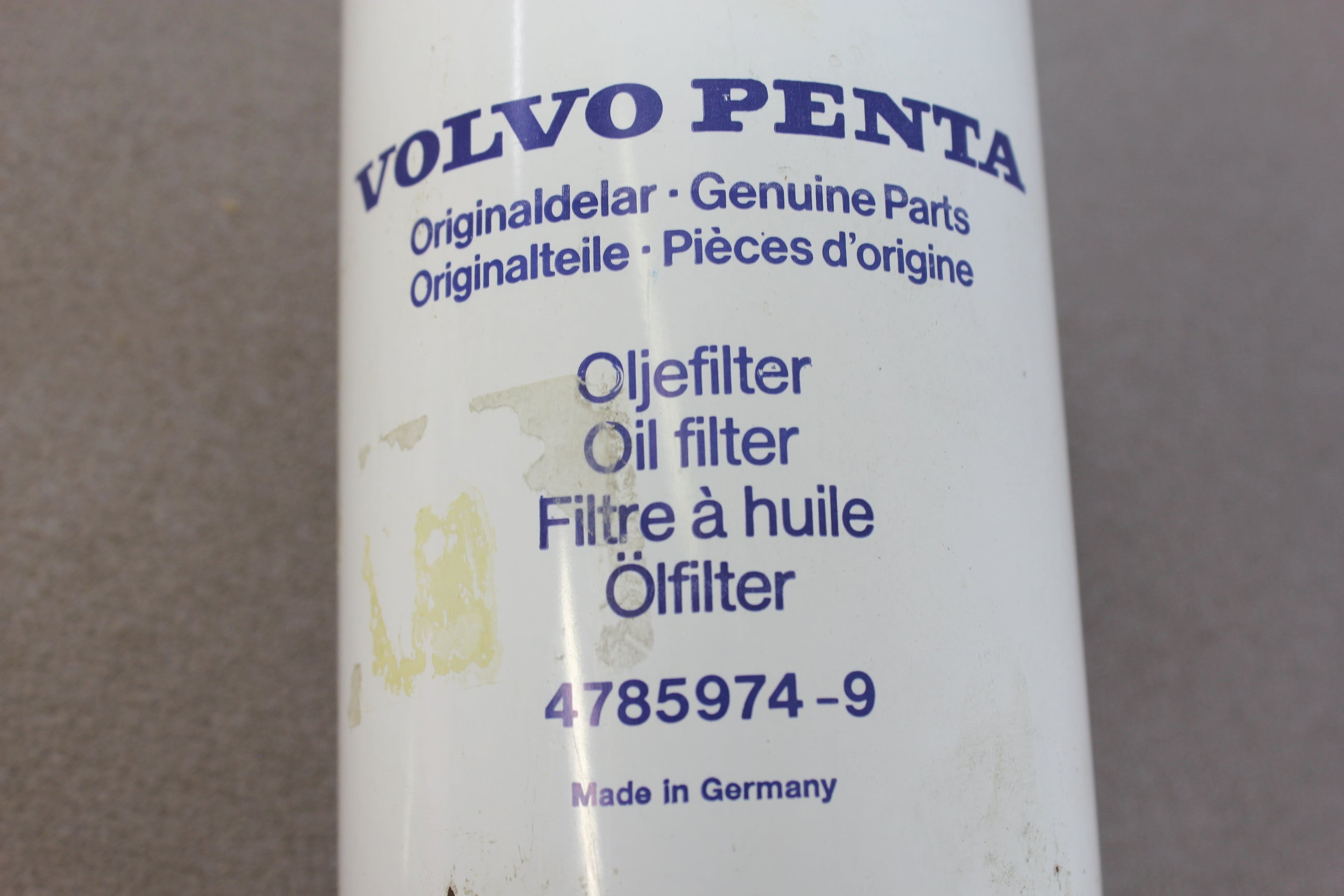 Volvo Penta 4785974-9 Oil Filter OEM Diesel