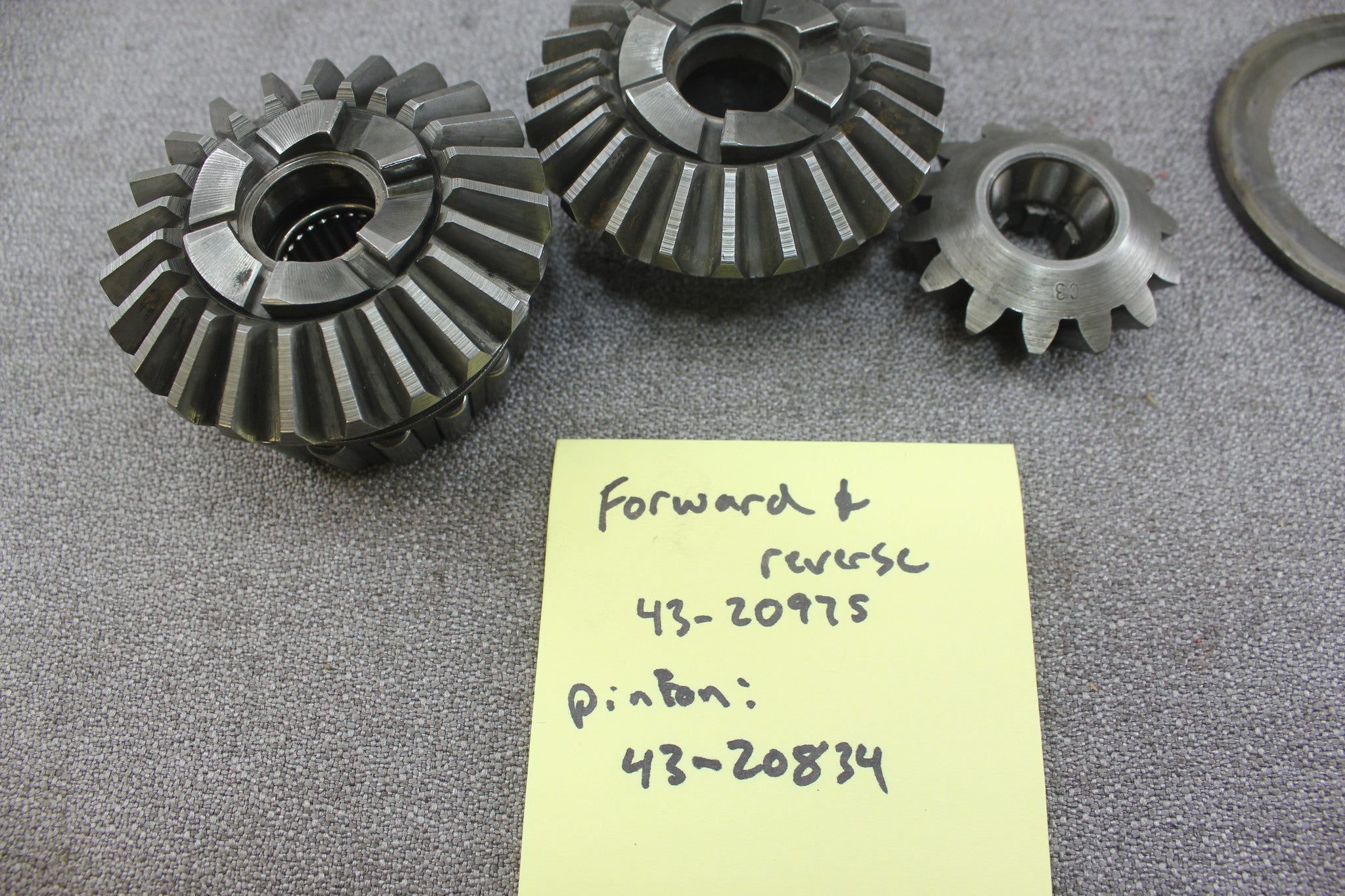 Mercury Outboard 500 50hp Prop Shaft Pinion Gears Set 44-32000 43-20975 43-20834 Gearcase