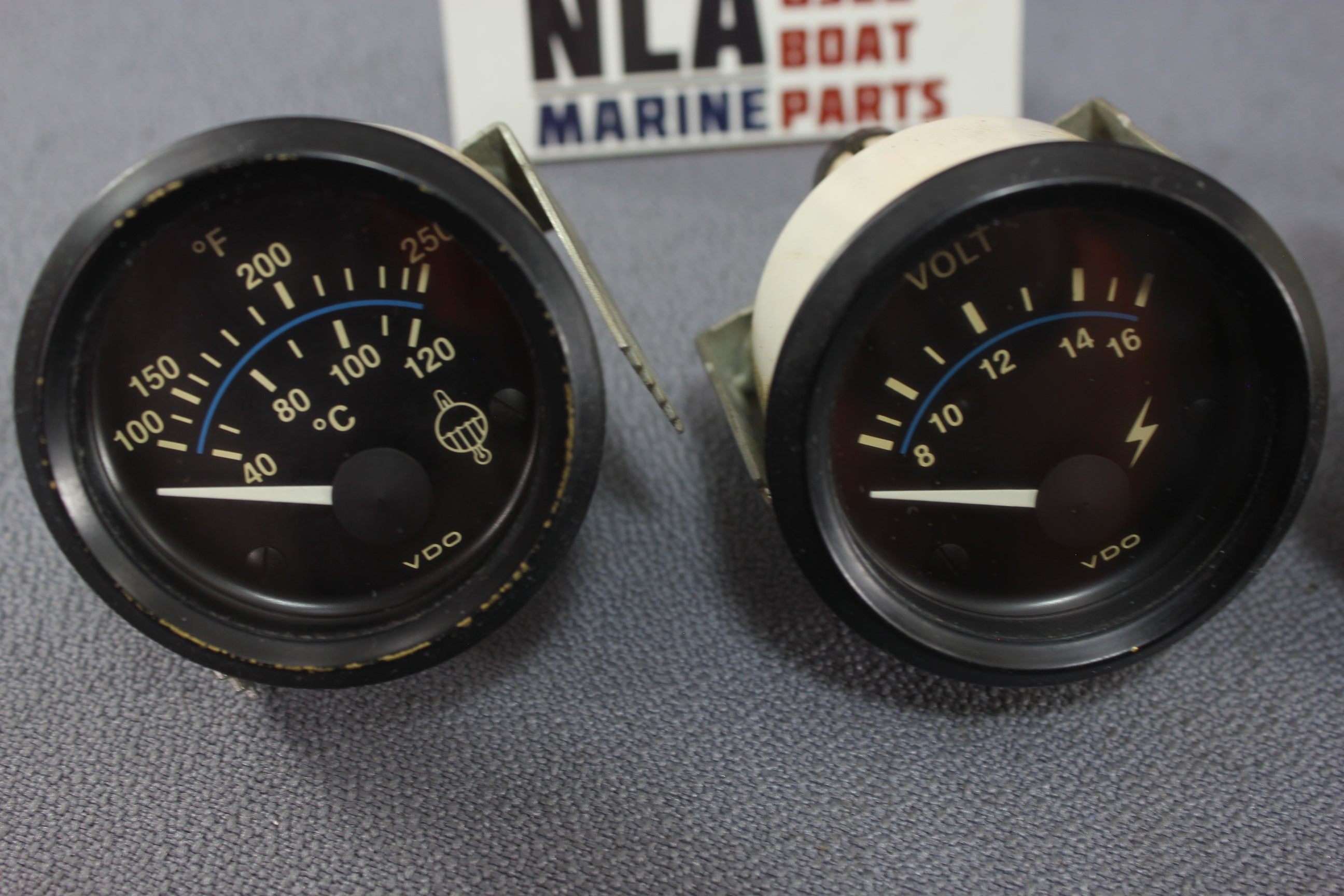 Boat Gauges Set VDO Speedometer Trim Oil Pressure Water Temp 90's MasterCraft