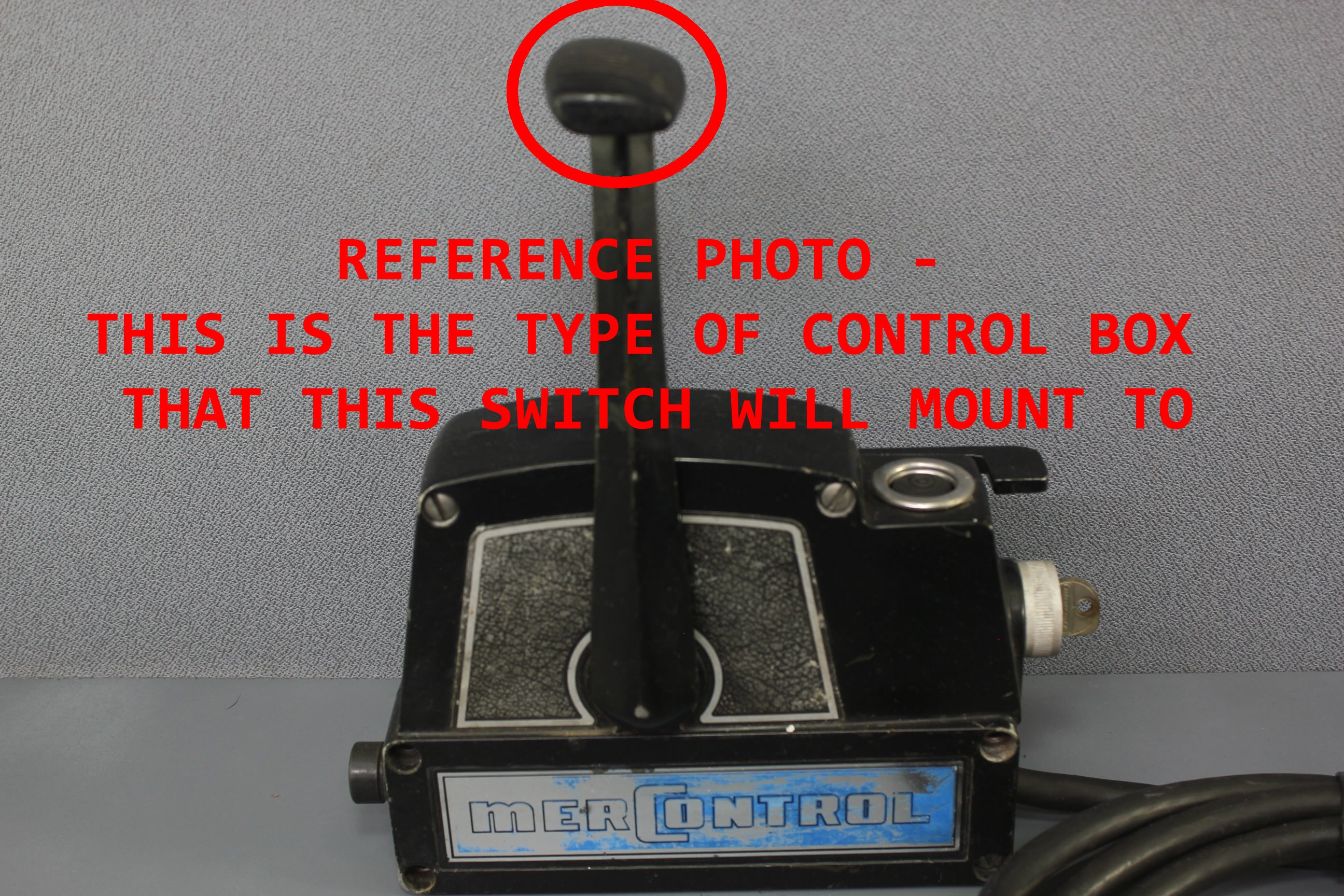 MerControl Trim & Tilt Switch Outboard Remote Control Box Side Handle Mount