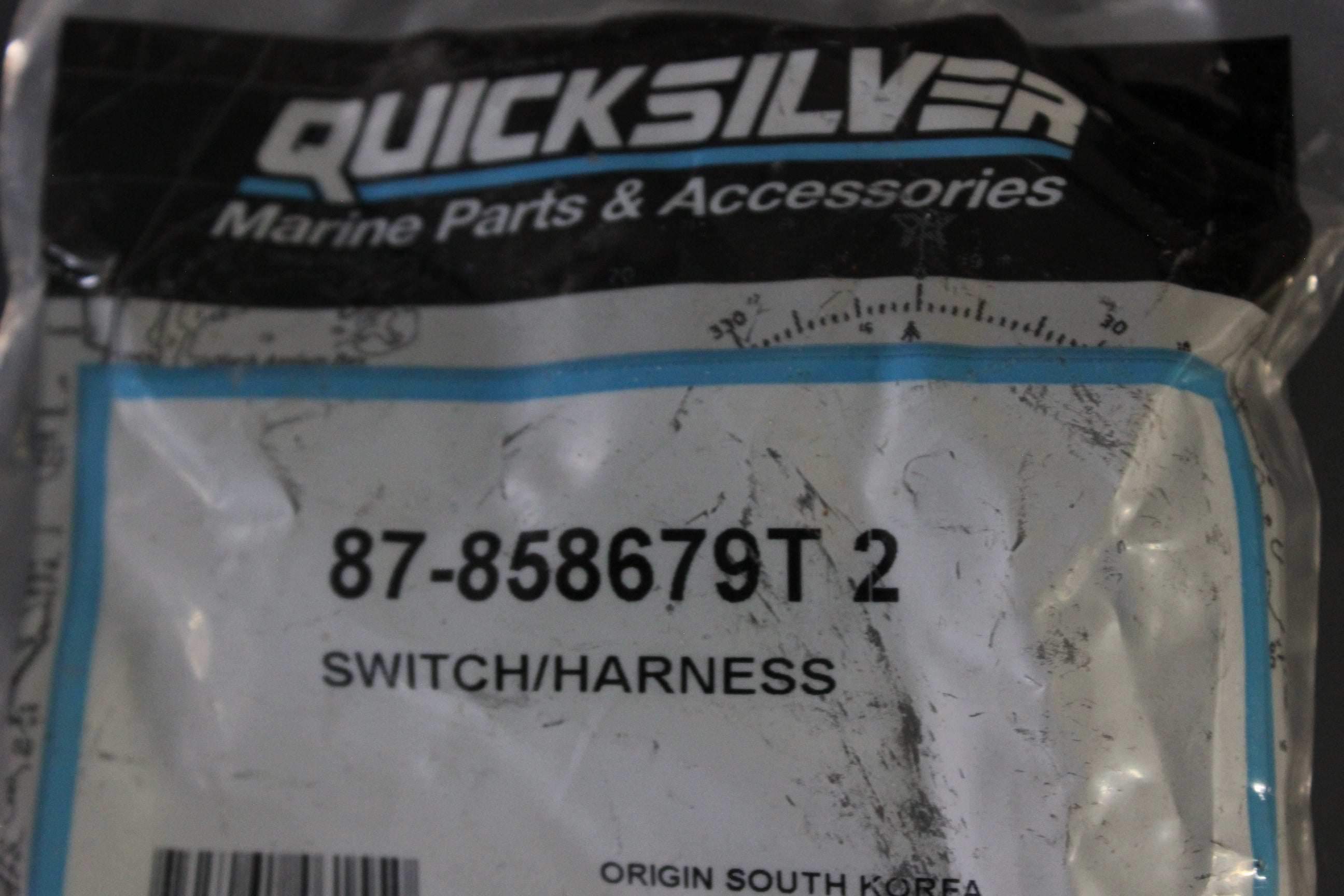 Mercury Quicksilver 87-858679T2 Trailering Switch Harness 4500 Remote Control