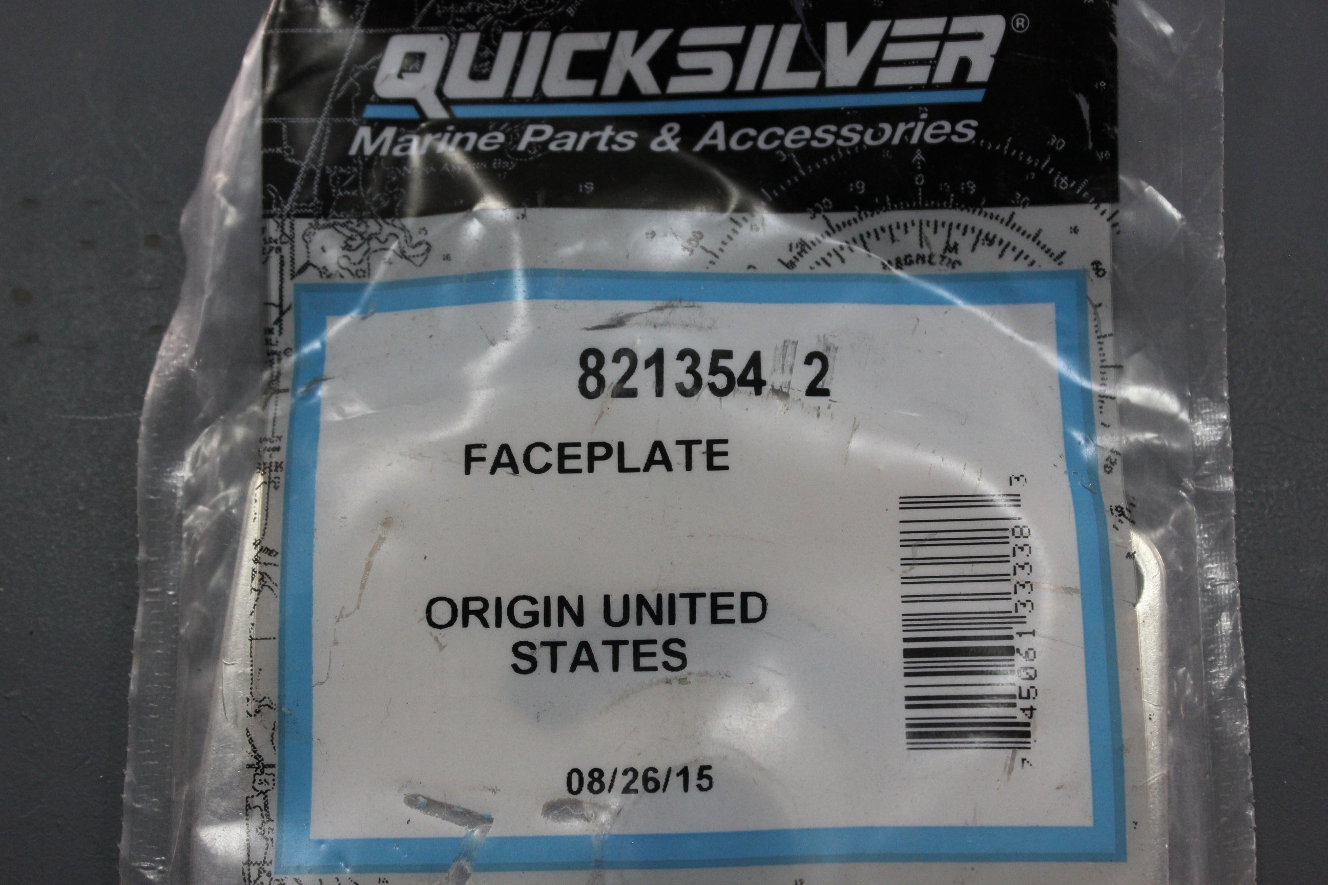 Mercury 821354-2 821354-1 Water Pump Impeller Faceplate Mariner 40hp 50hp 3cyl