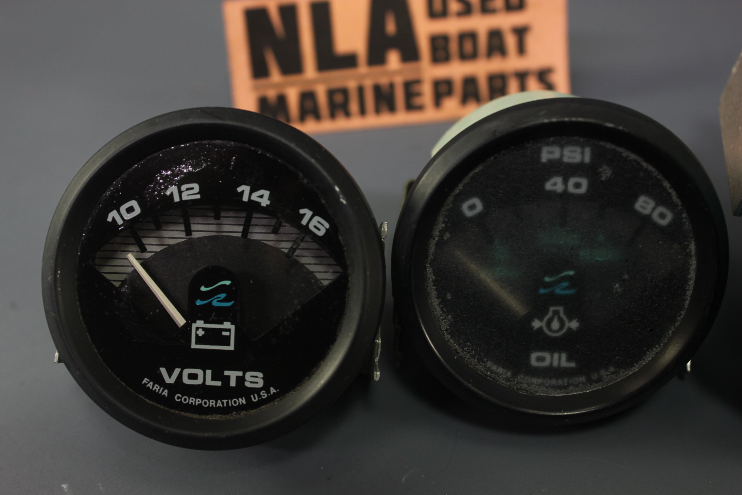 Boat Gauges Set Faria Sea Ray Speedometer RPM Tachometer Fuel Gauge Water Temp