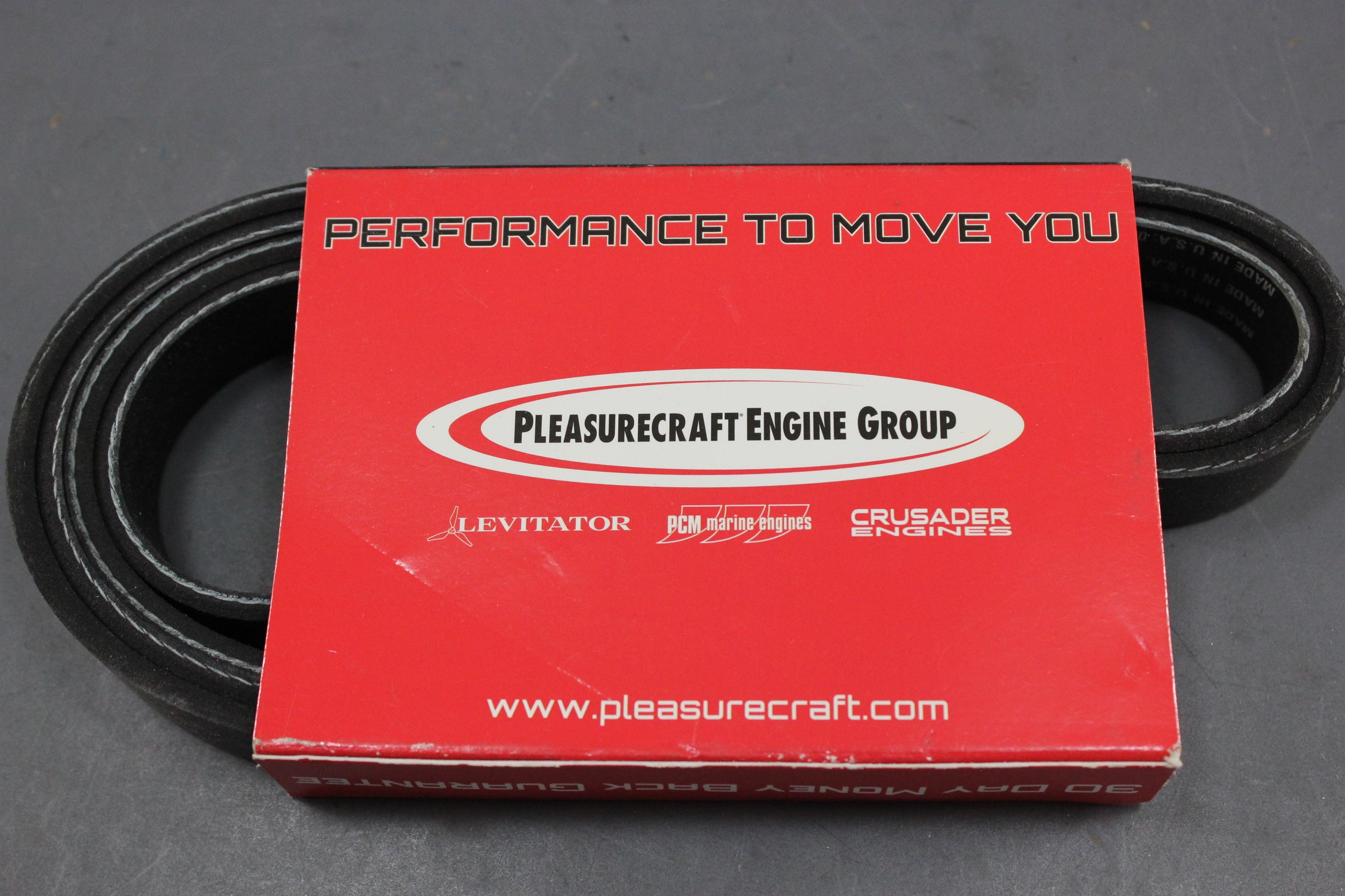 Pleasurecraft Marine R066028 Crusader Engine Serpentine Belt LH 5.7L LEFT-HAND