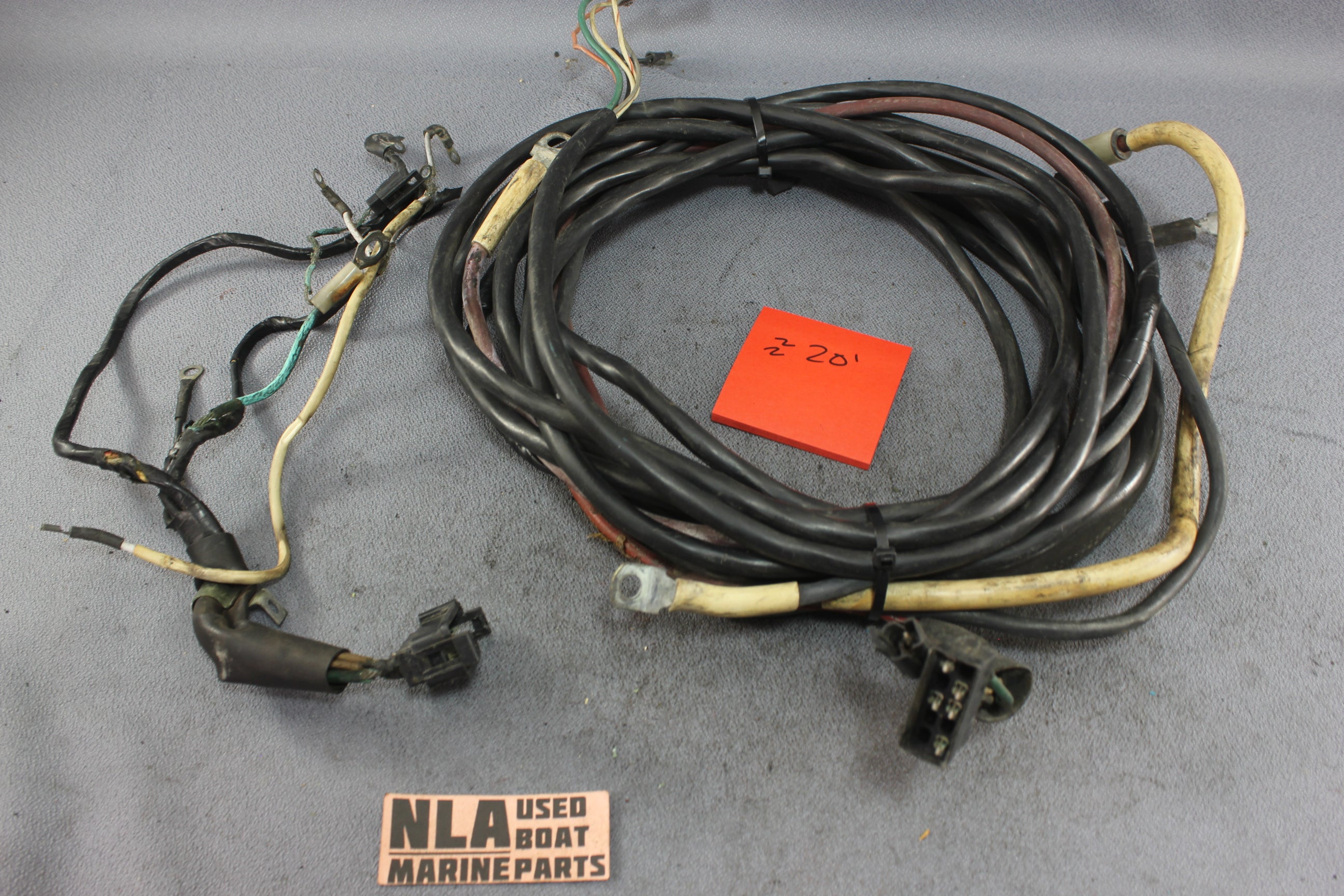 Johnson Evinrude Outboard 60hp 1967 381623 381622 Wire Wiring Harness 12v V4