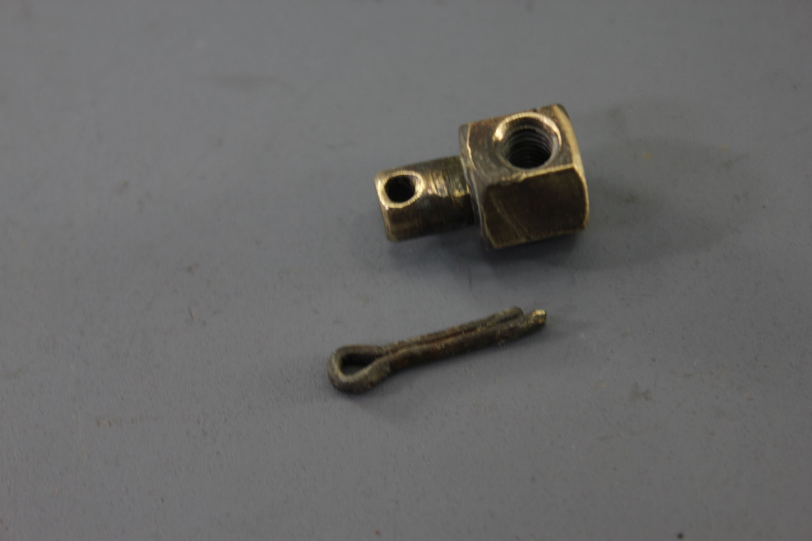 Volvo Penta 804312 3852329 Cube Shift Cable Anchor Brass Block Connector 275 280