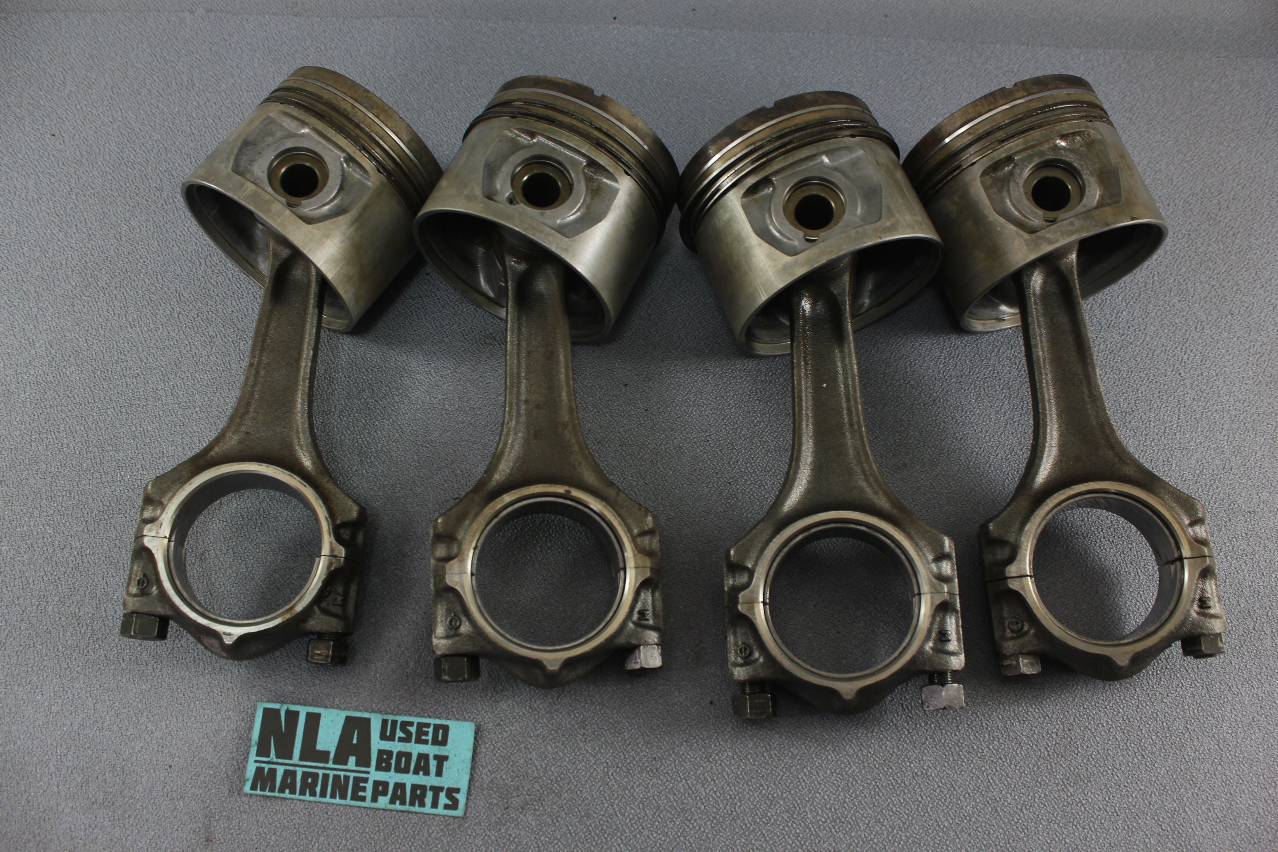 Volvo Penta 272040 Piston Connecting Rod Set AQ125A AQ120B Standard Size 4cyl