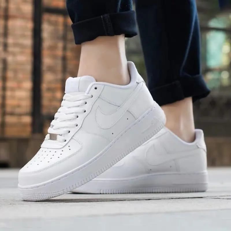 cantidad tubería Birmania Tenis Nike Air Force One Blanco Clásico Zapato Hombre y Mujer Deportiv –  Tresp´s Technology And Shoes