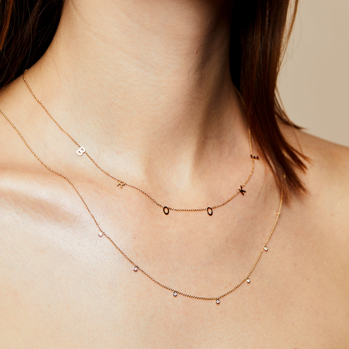 THE ORIGINAL SPACED LETTER NECKLACE 