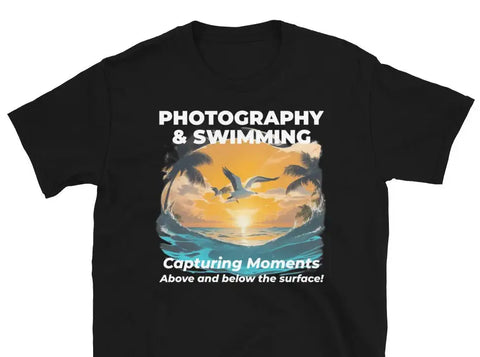 Camiseta de natación para fotografía